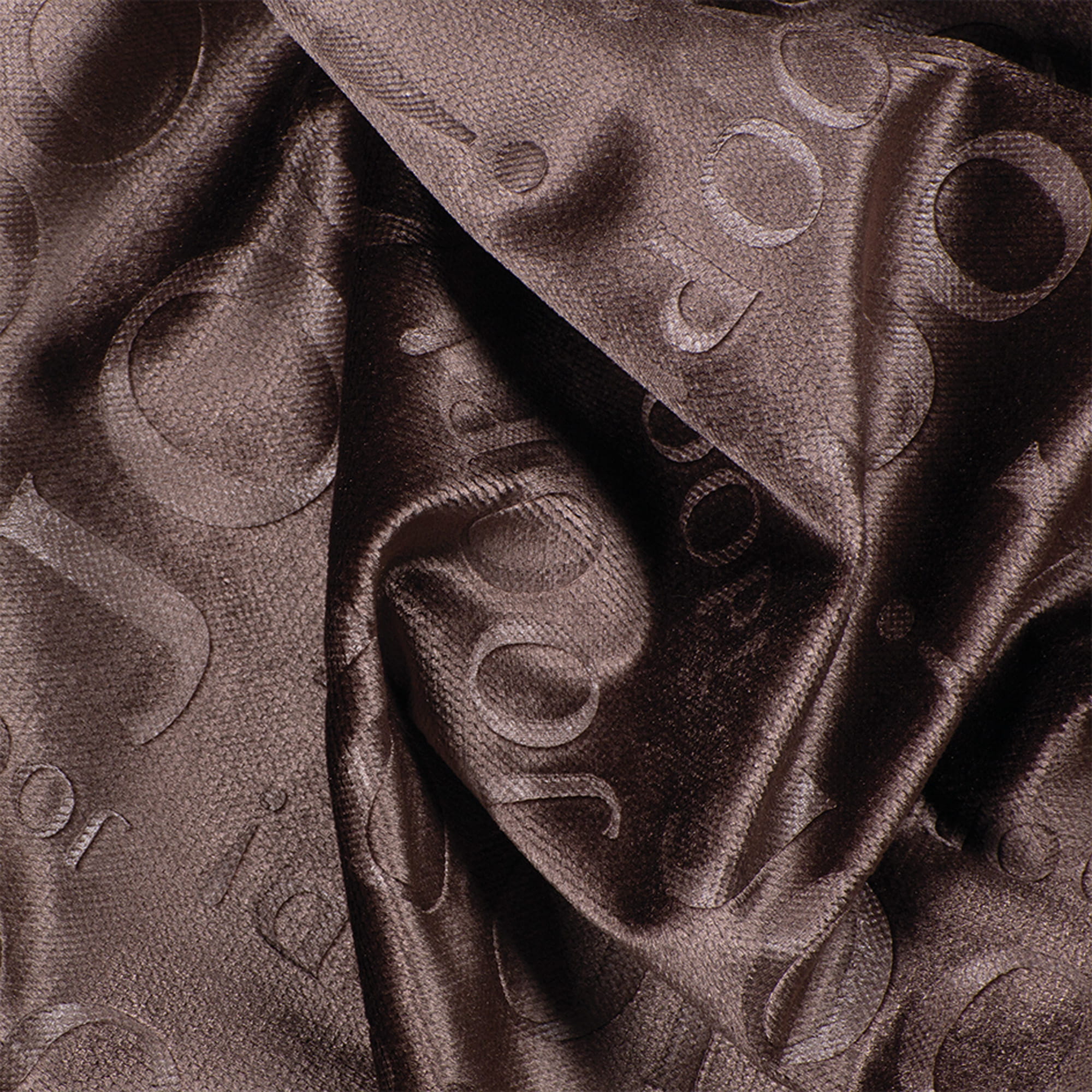JOOP! Vorhang Gardine Match - verdecktes Schlaufenband - Größe: 140x250 cm - Farbe: Umbra - 020