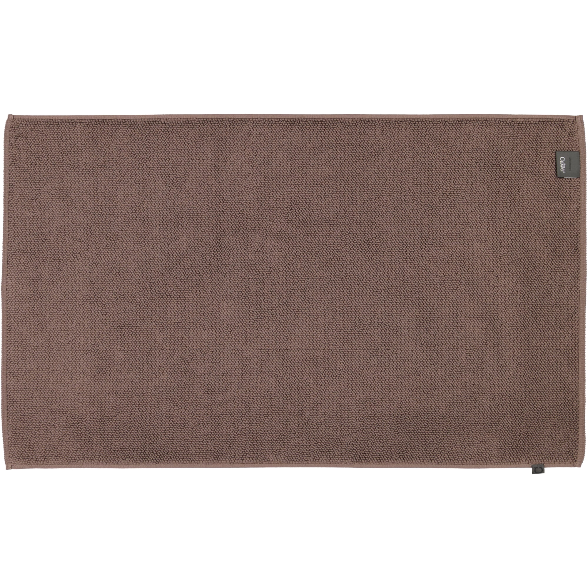 Cawö Home - Badteppich Loop 1007 - Farbe: pepper - 397 - 60x100 cm