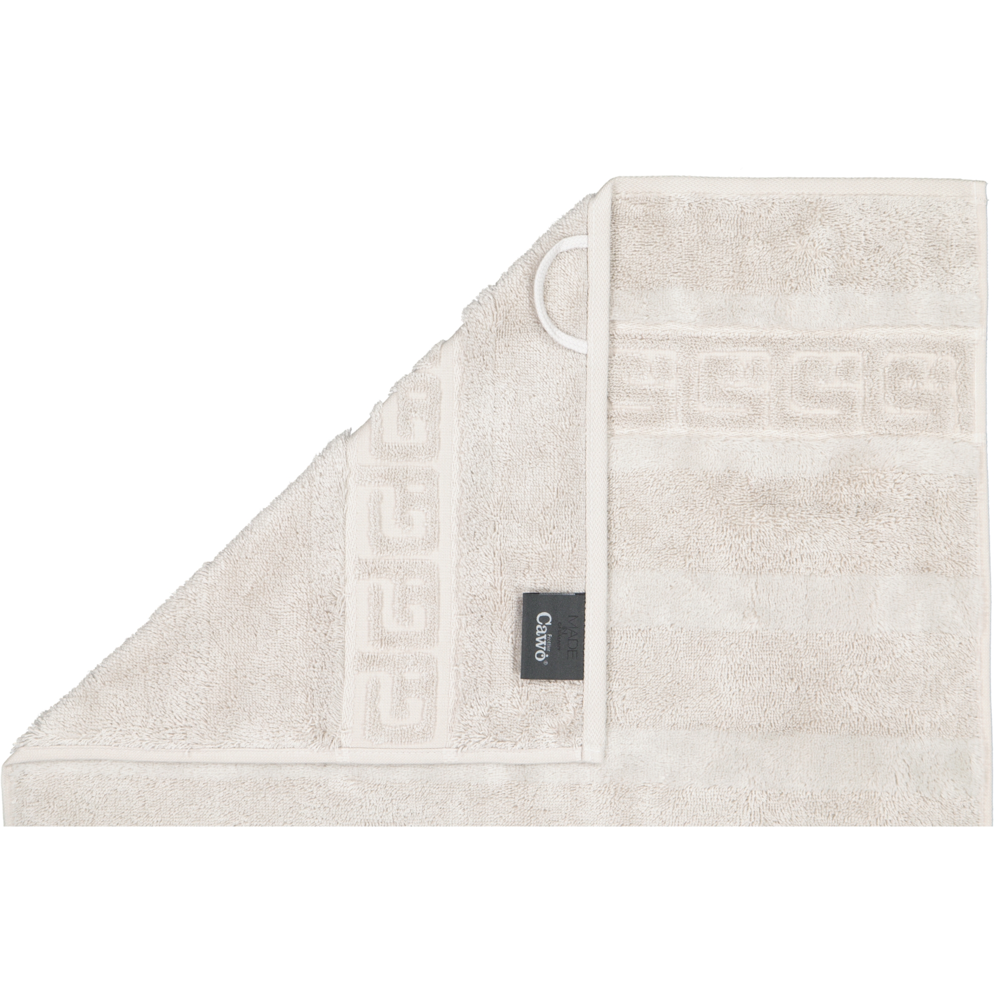 Cawö - Noblesse Uni 1001 - Farbe: 775 - silber - Duschtuch 80x160 cm