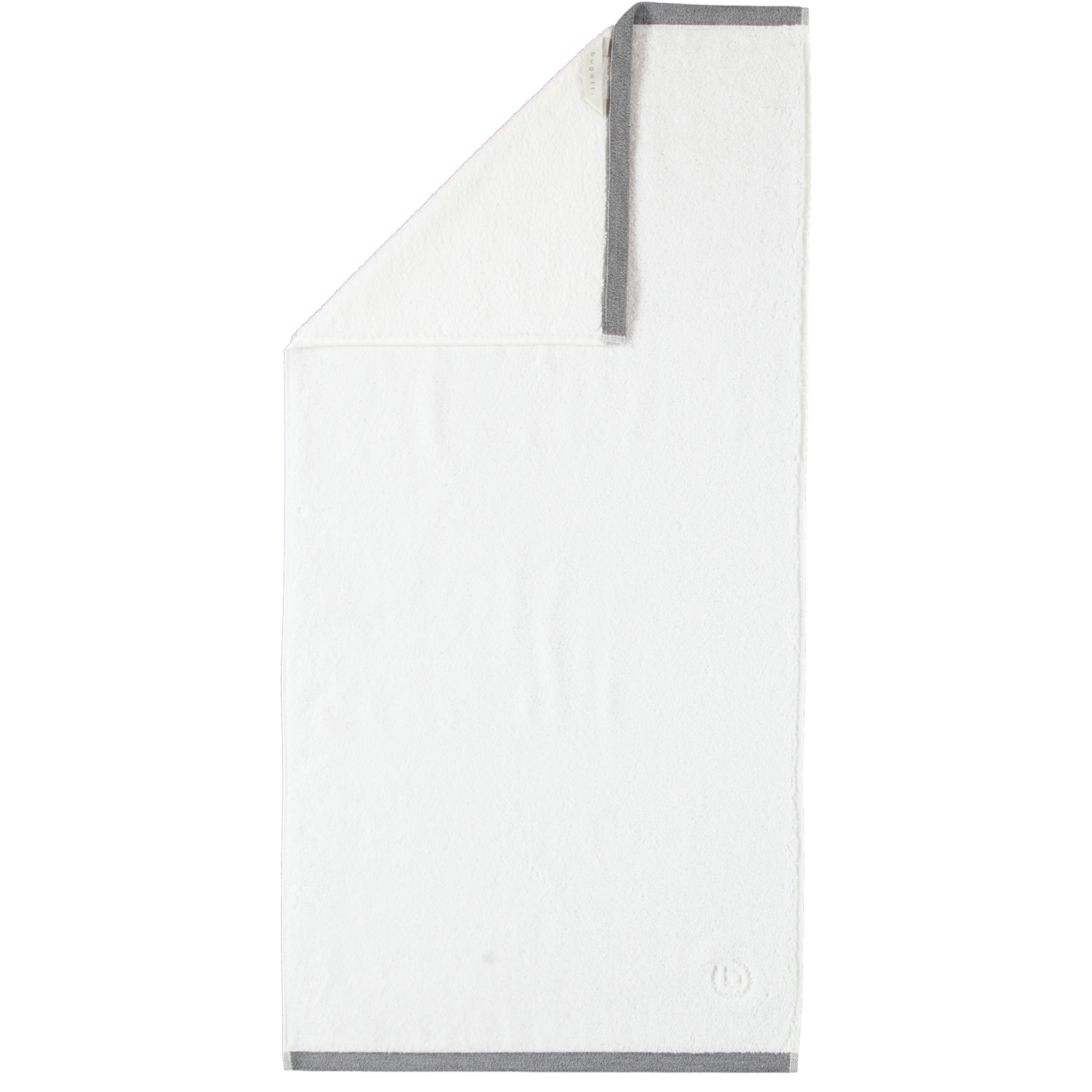 bugatti Handtücher Prato weiß - 030 - Handtuch 50x100 cm