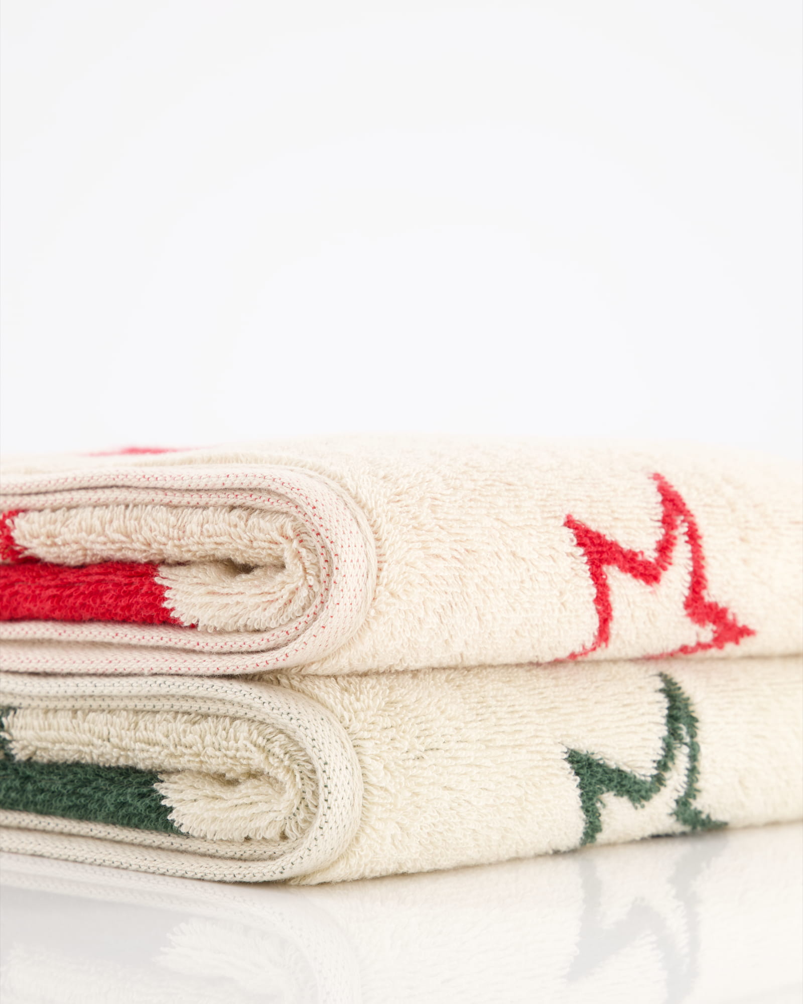 Cawö Handtücher Christmas Edition Sterne 792 natur-rot - 32