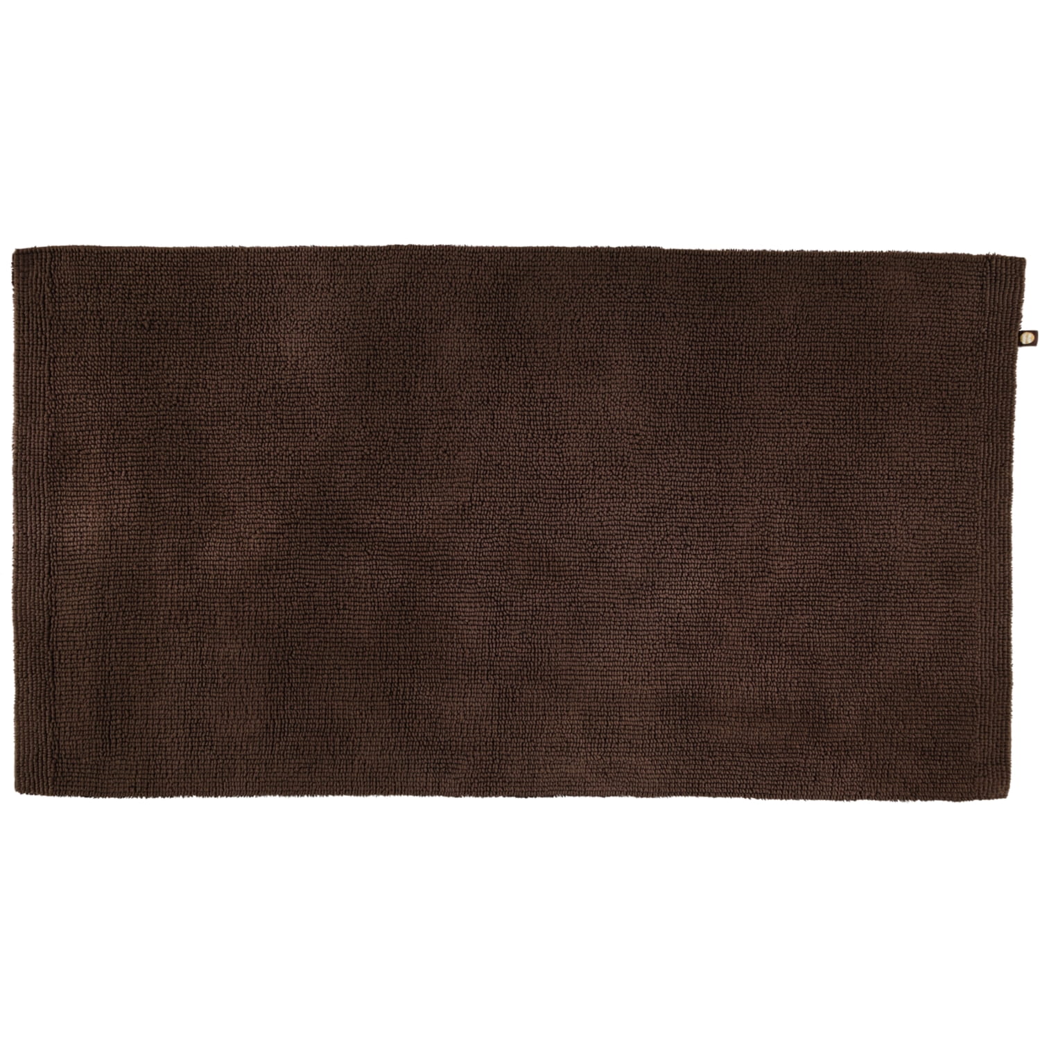 Rhomtuft - Badteppich Pur - Farbe: mocca - 406 - 70x130 cm
