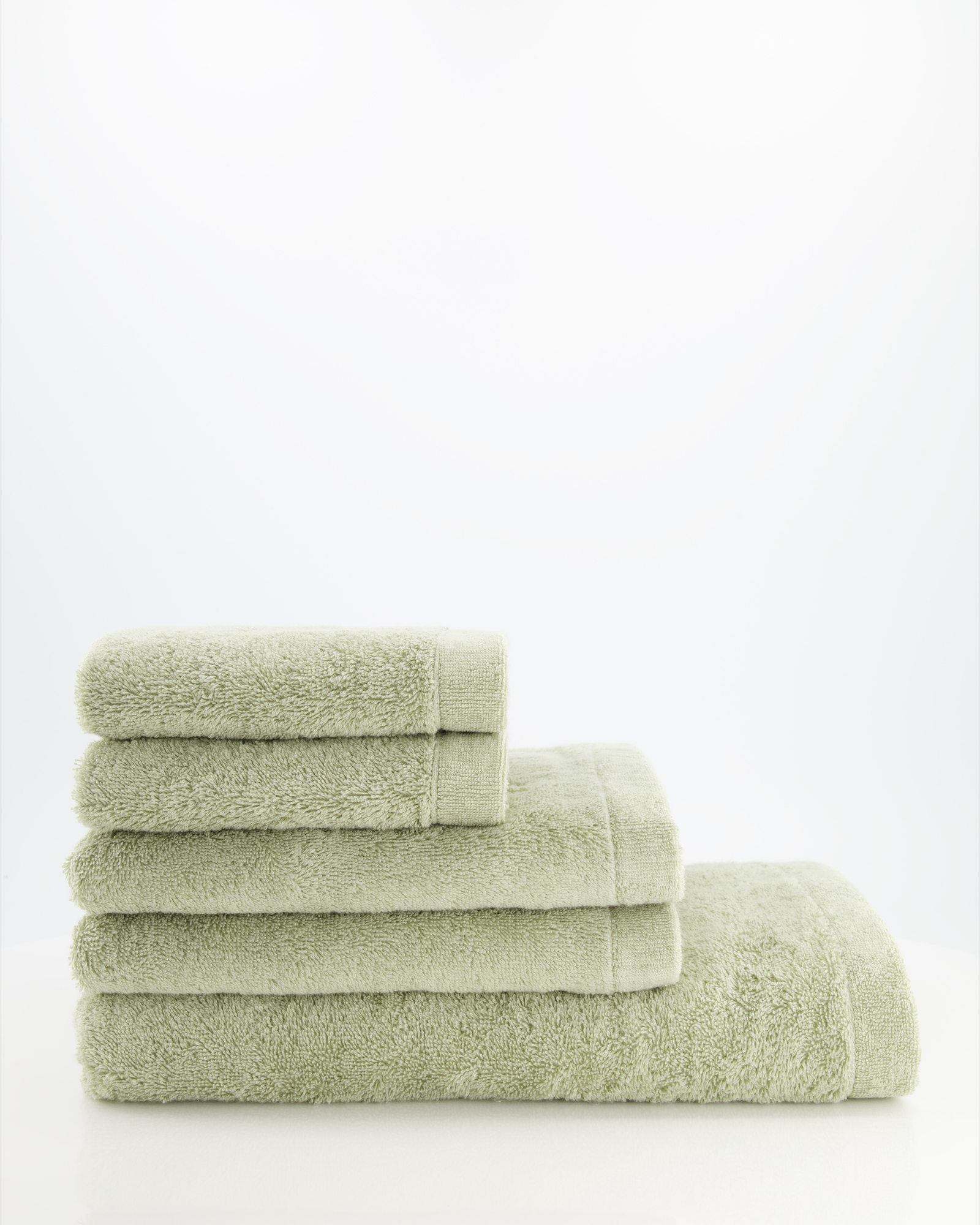 Cawö Handtücher Lifestyle Uni 7007 wasabi - 420 - Seiflappen 30x30 cm