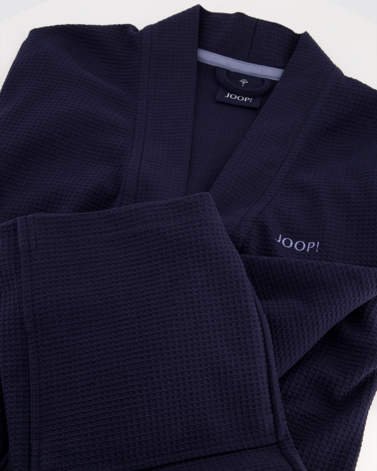JOOP! Bademäntel Herren Kimono Pique 1656 blau - 175