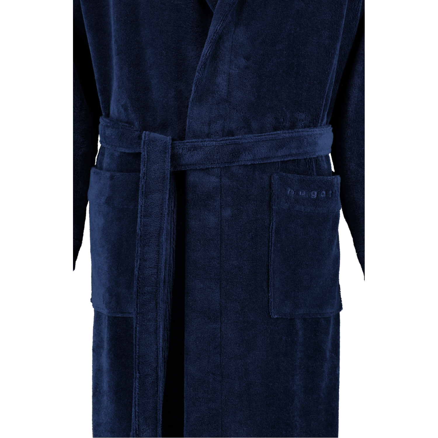 bugatti Herren Bademantel Kapuze Roberto - Farbe: marine blau - 493 - M
