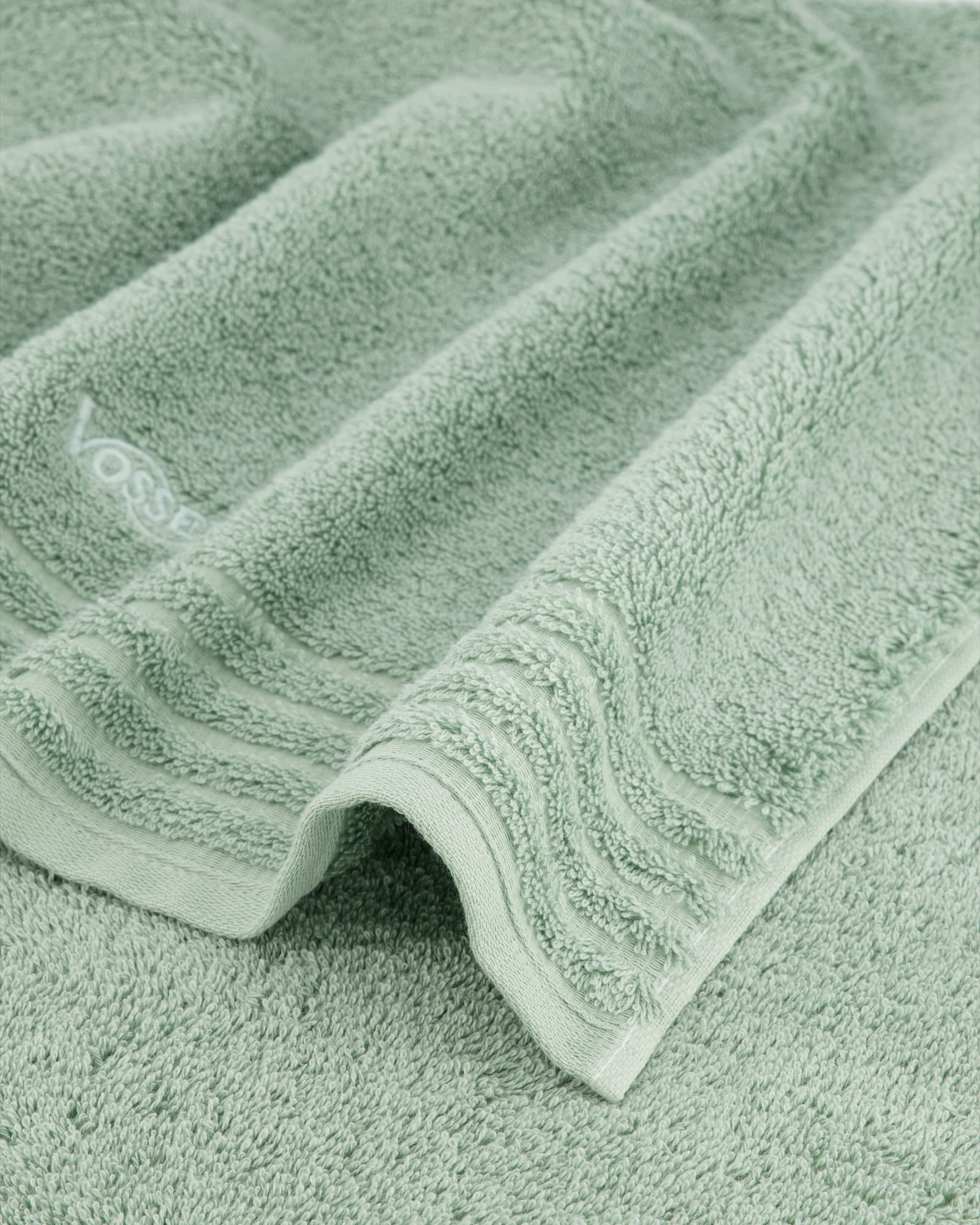 Vossen Vienna Style Supersoft - Farbe: soft green - 5305 - Seiflappen 30x30 cm