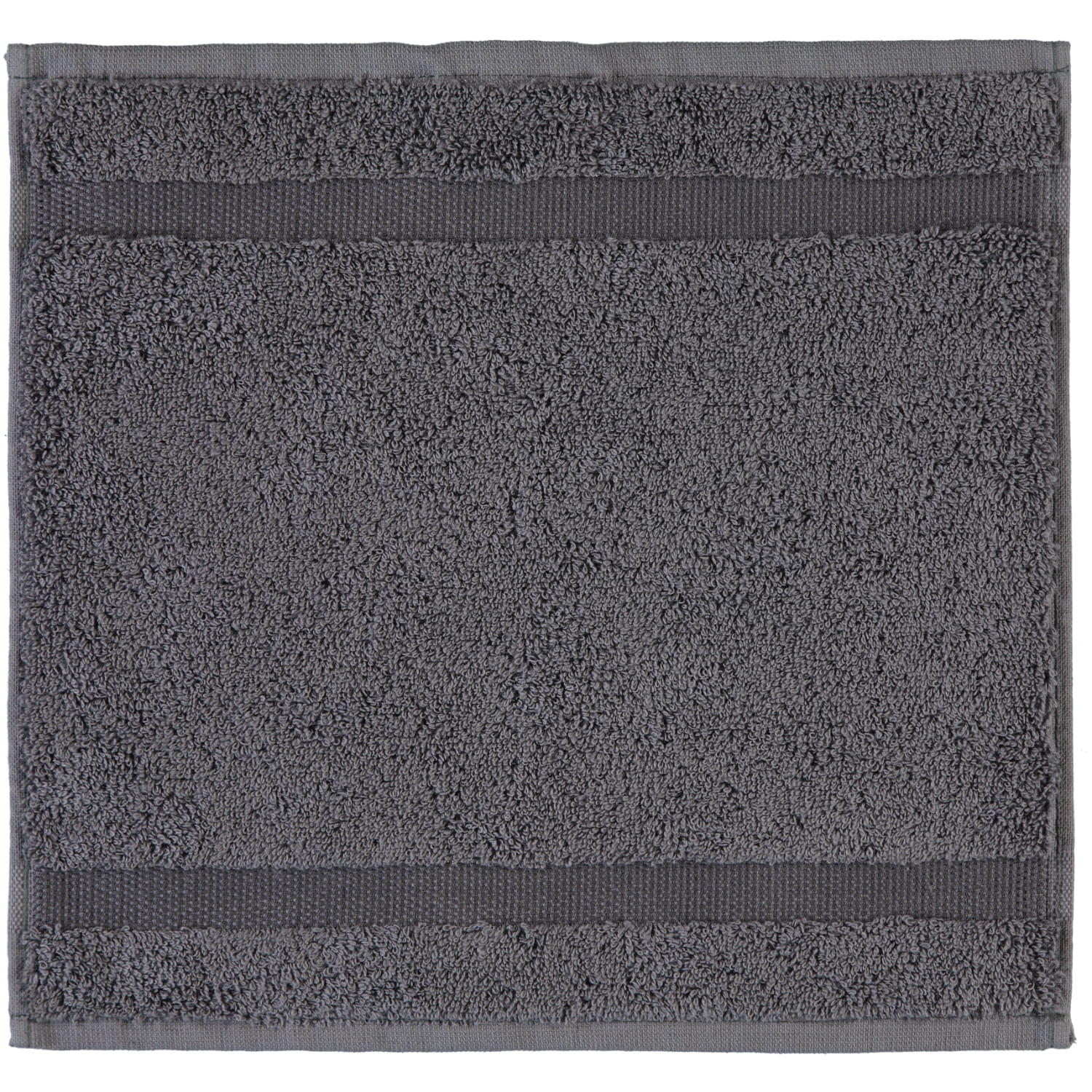 Rhomtuft - Handtücher Princess - Farbe: zinn - 02 - Seiflappen 30x30 cm