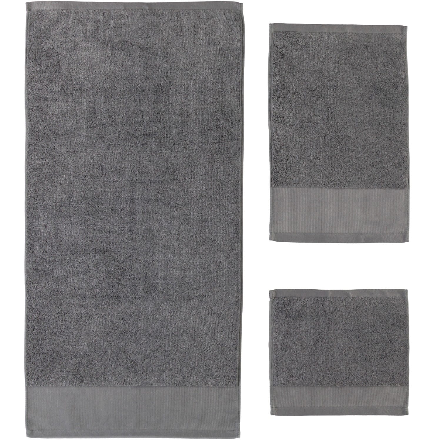 Rhomtuft RHOMTUFT Handtücher Comtesse zinn - 02