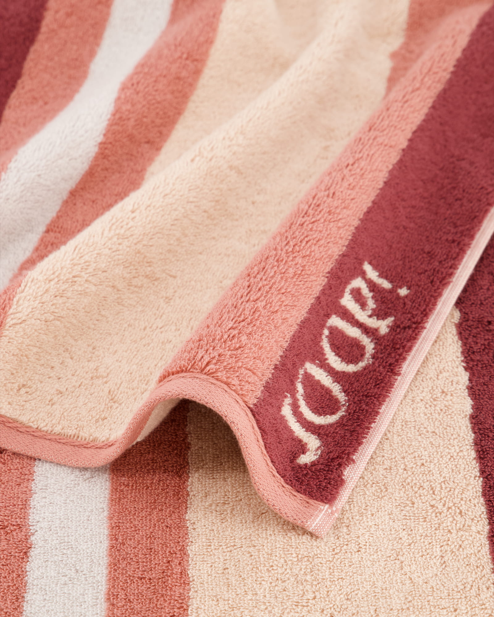 JOOP! Handtücher Vibe Streifen 1698 puder - 22 - Duschtuch 80x150 cm