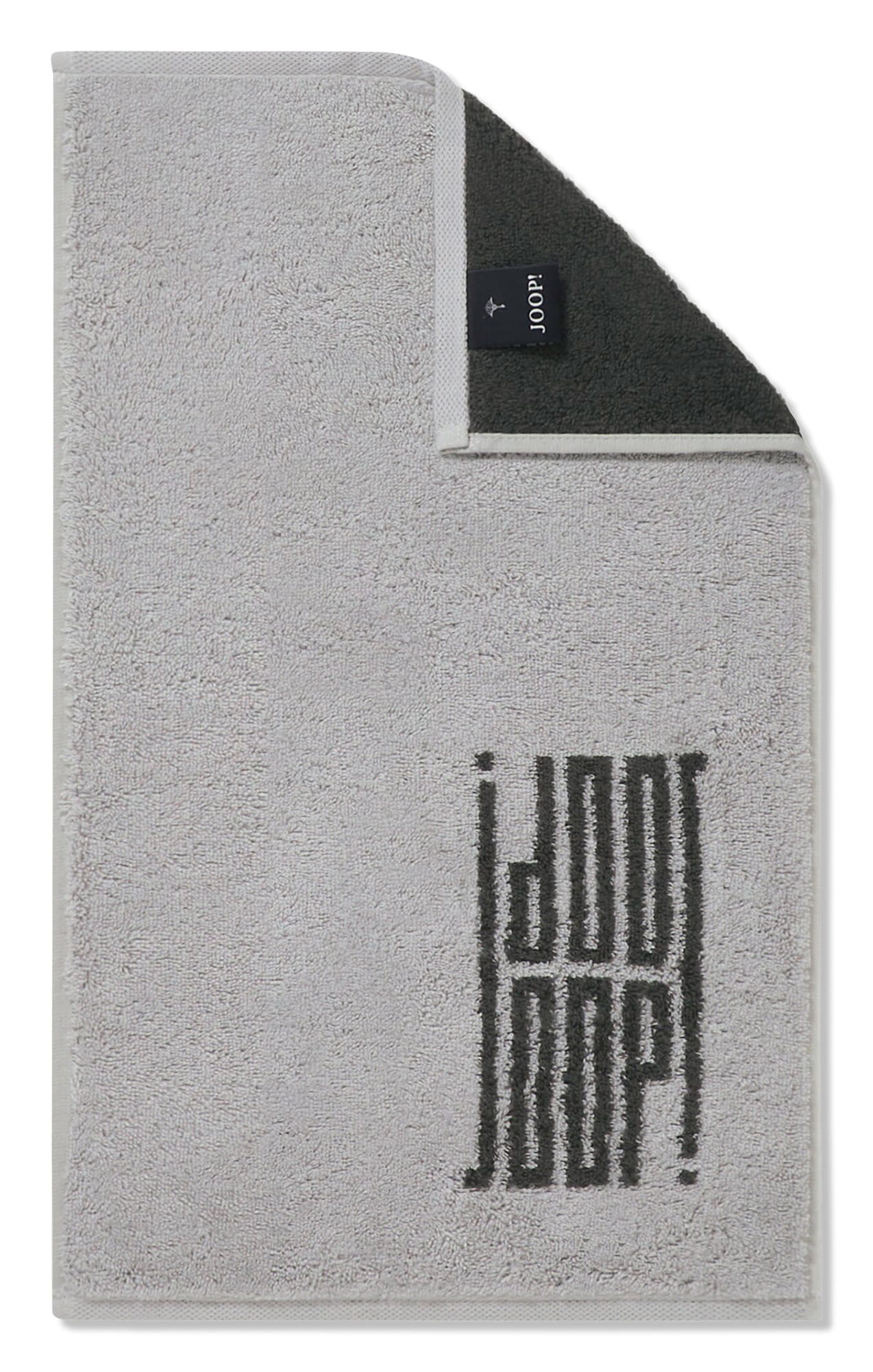 JOOP! Handtücher Bars Doubleface 1724 Platin - 77 - Gästetuch 30x50 cm