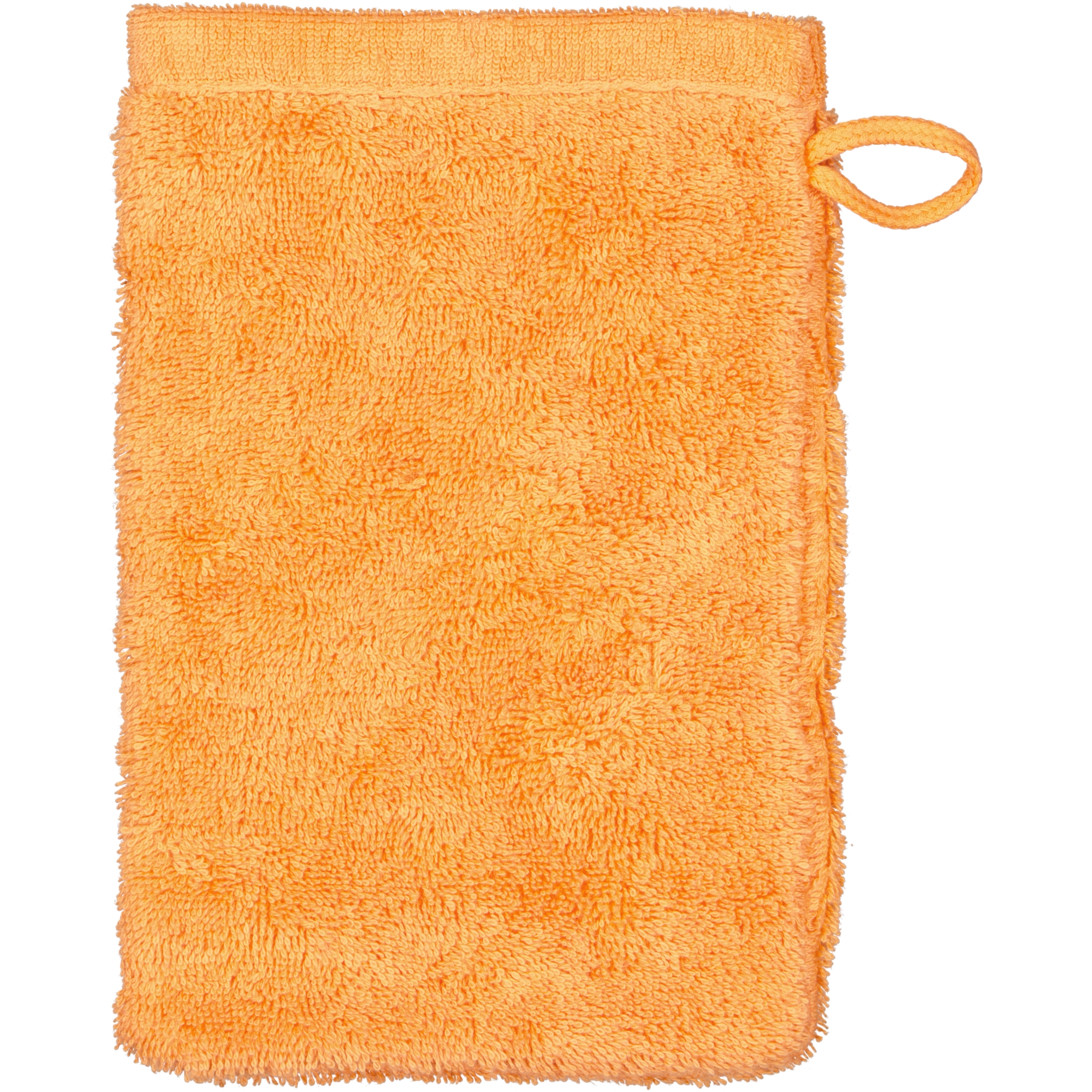Cawö Handtücher Lifestyle Uni 7007 mandarine - 316 - Waschhandschuh 16x22 cm
