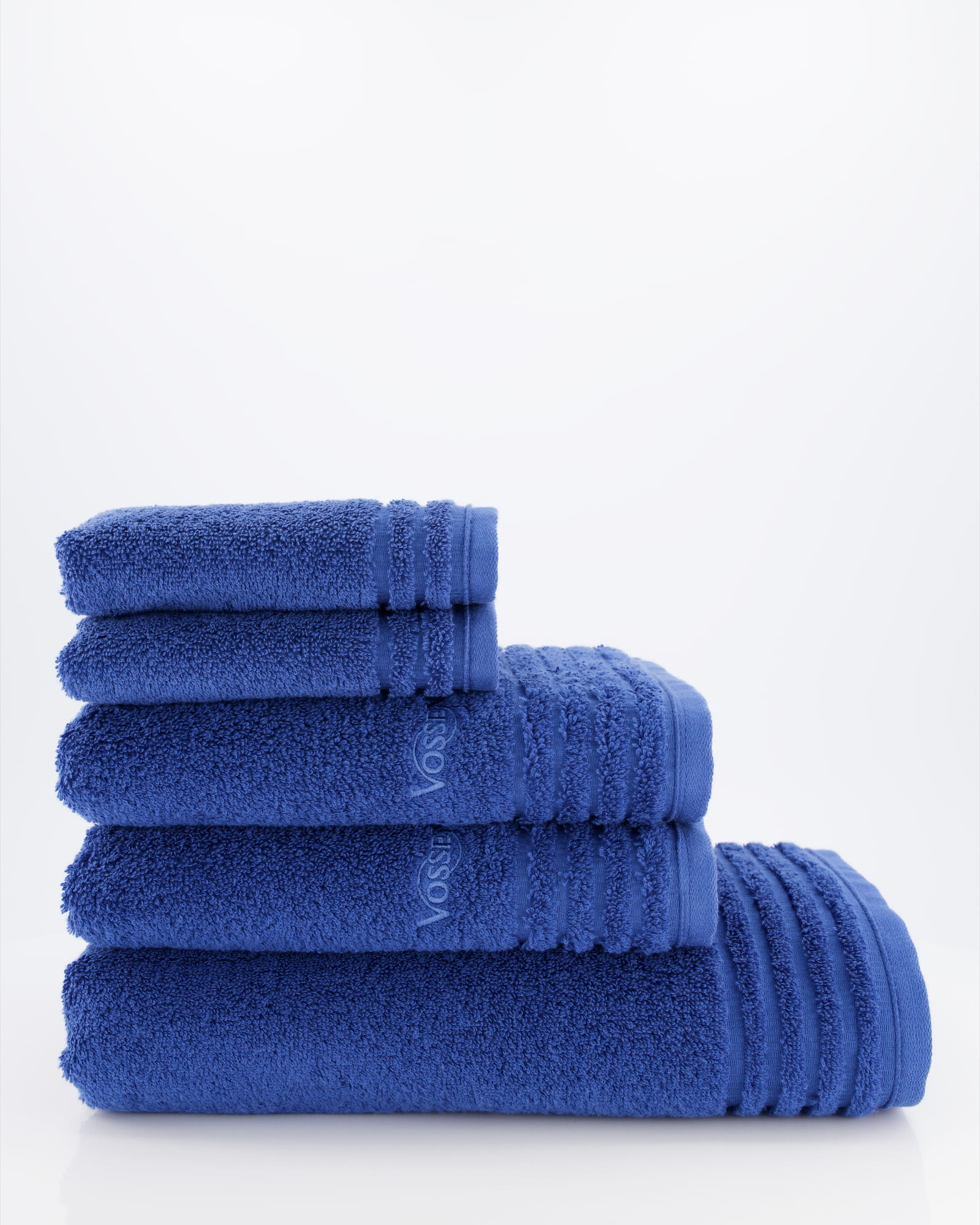 Vossen Handtücher Vienna Style Supersoft deep blue - 4690 - Seiflappen 30x30 cm