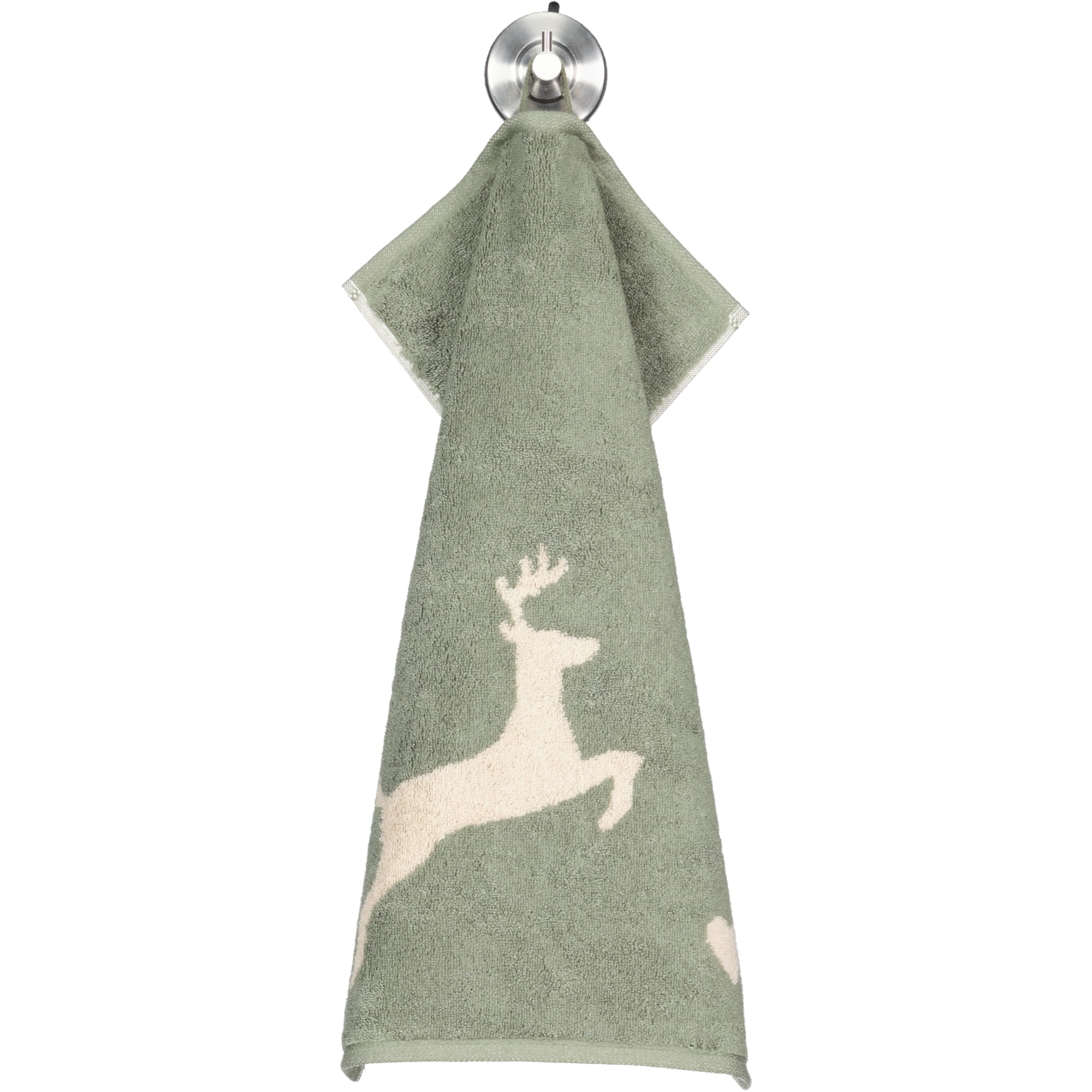 Cawö Handtücher Alpenchic Edition Hirsche 6228 zirbe - 43 - Gästetuch 30x50 cm