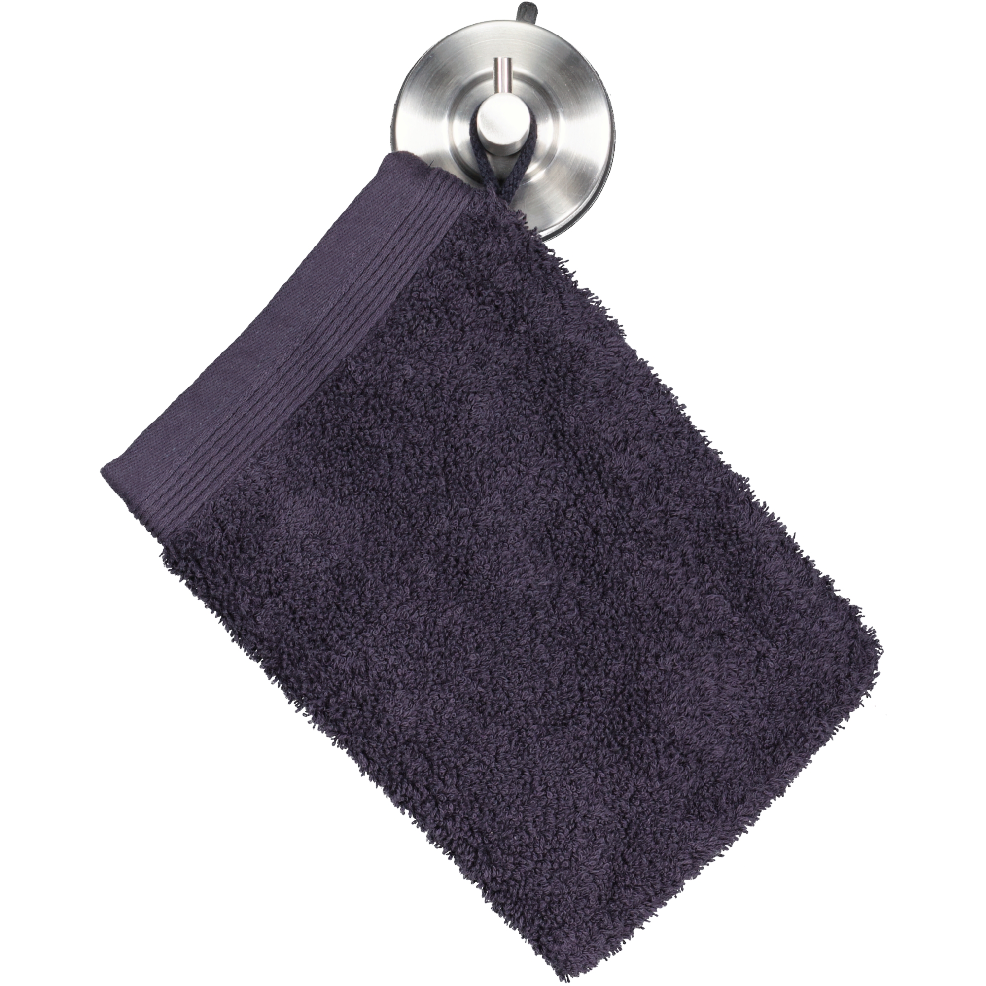 Möve - Superwuschel - Farbe: dark grey - 820 (0-1725/8775) - Waschhandschuh 15x20 cm