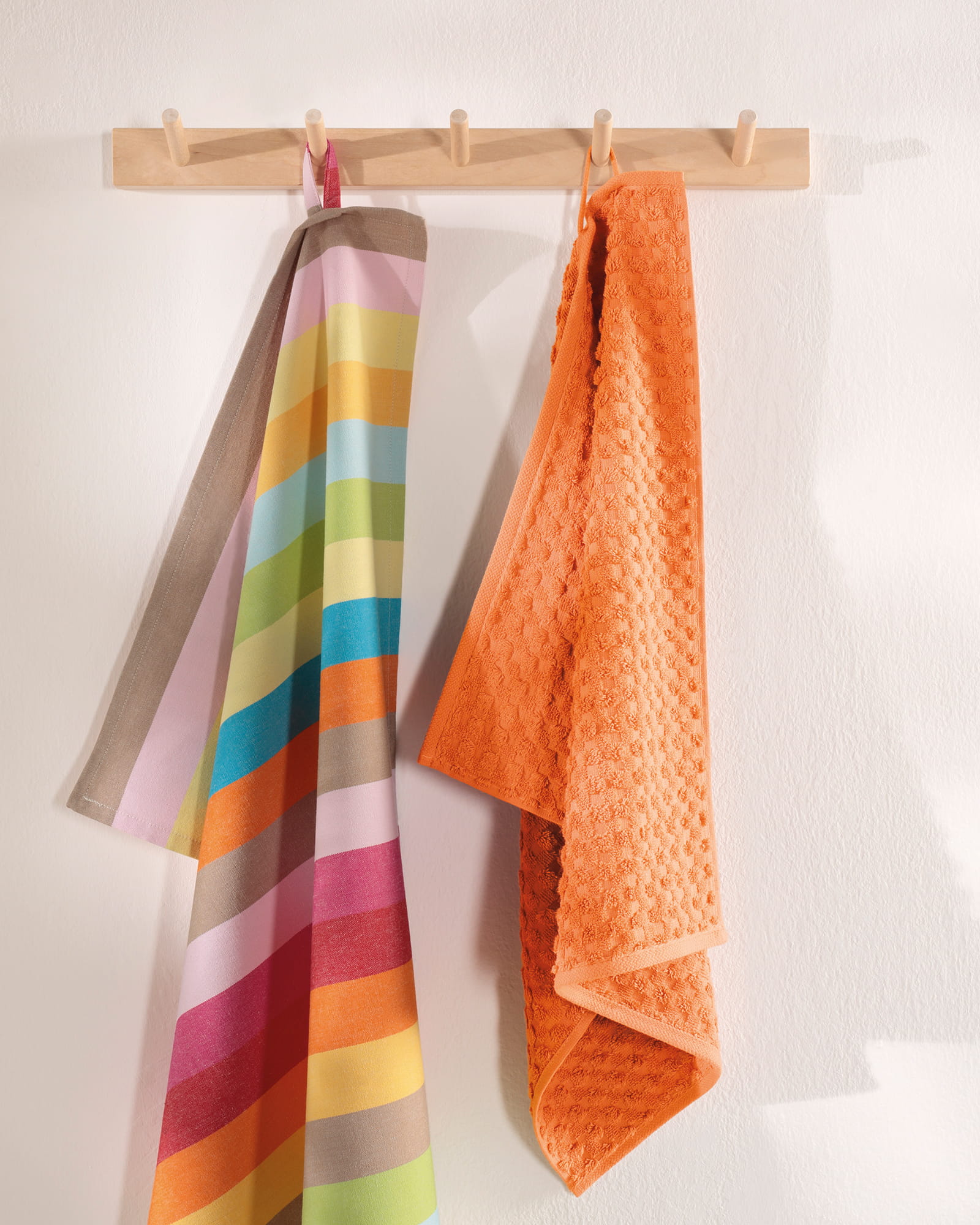 Cawö Home Geschirrtücher Cuisine Lifestyle Blockstreifen 7018 multicolor - 25 - 50x70 cm