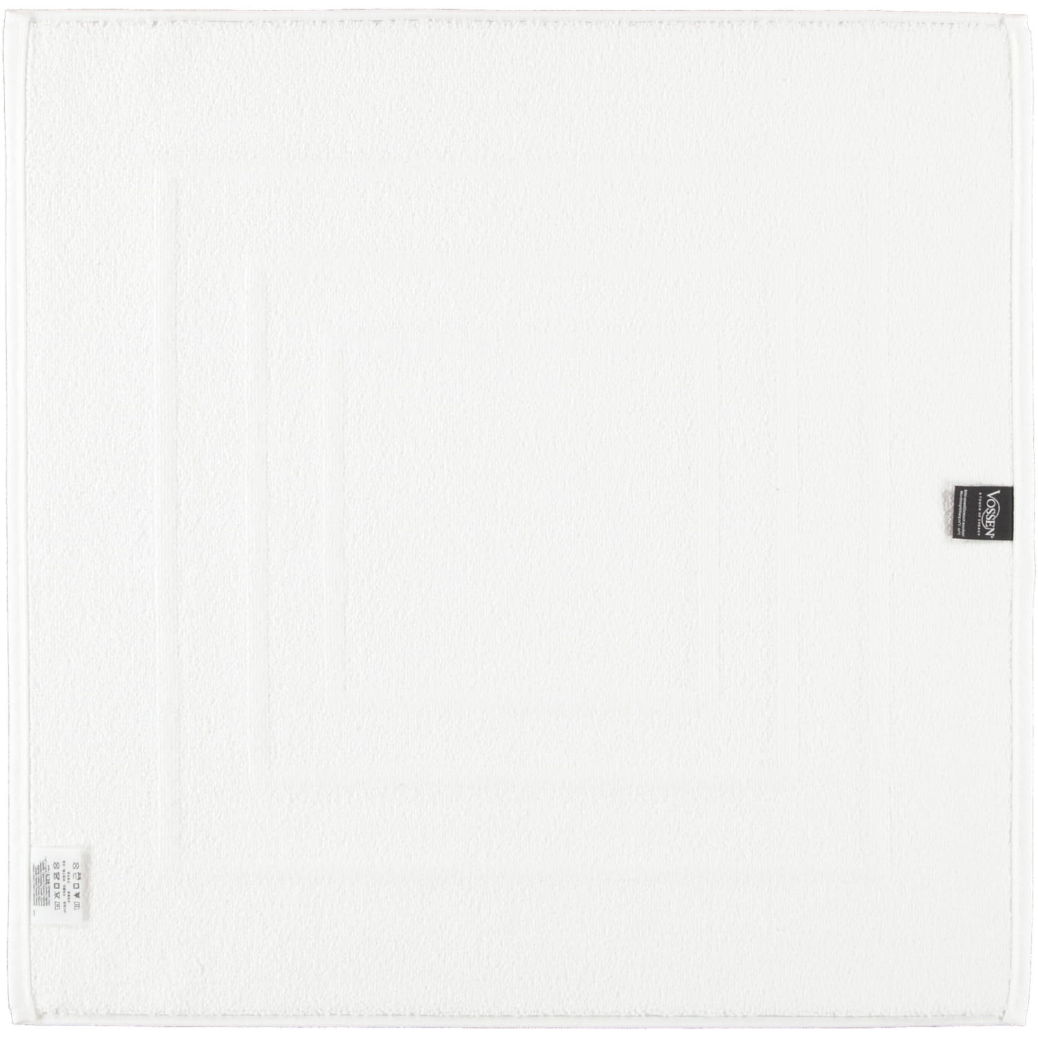 Vossen Badematten Feeling weiß - 0300 - 60x60 cm