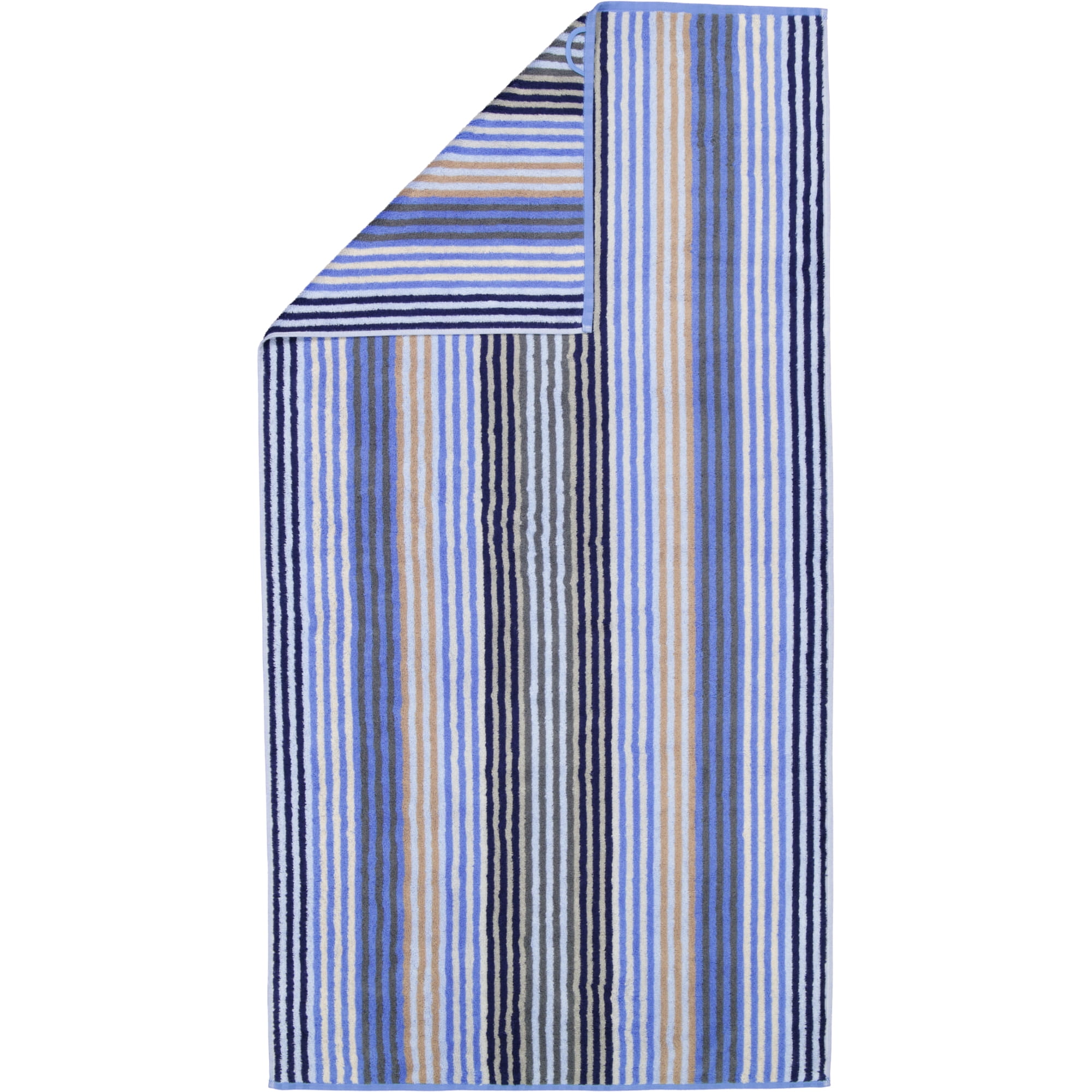 Cawö - Unique Streifen 944 - Farbe: saphir - 11 - Duschtuch 70x140 cm