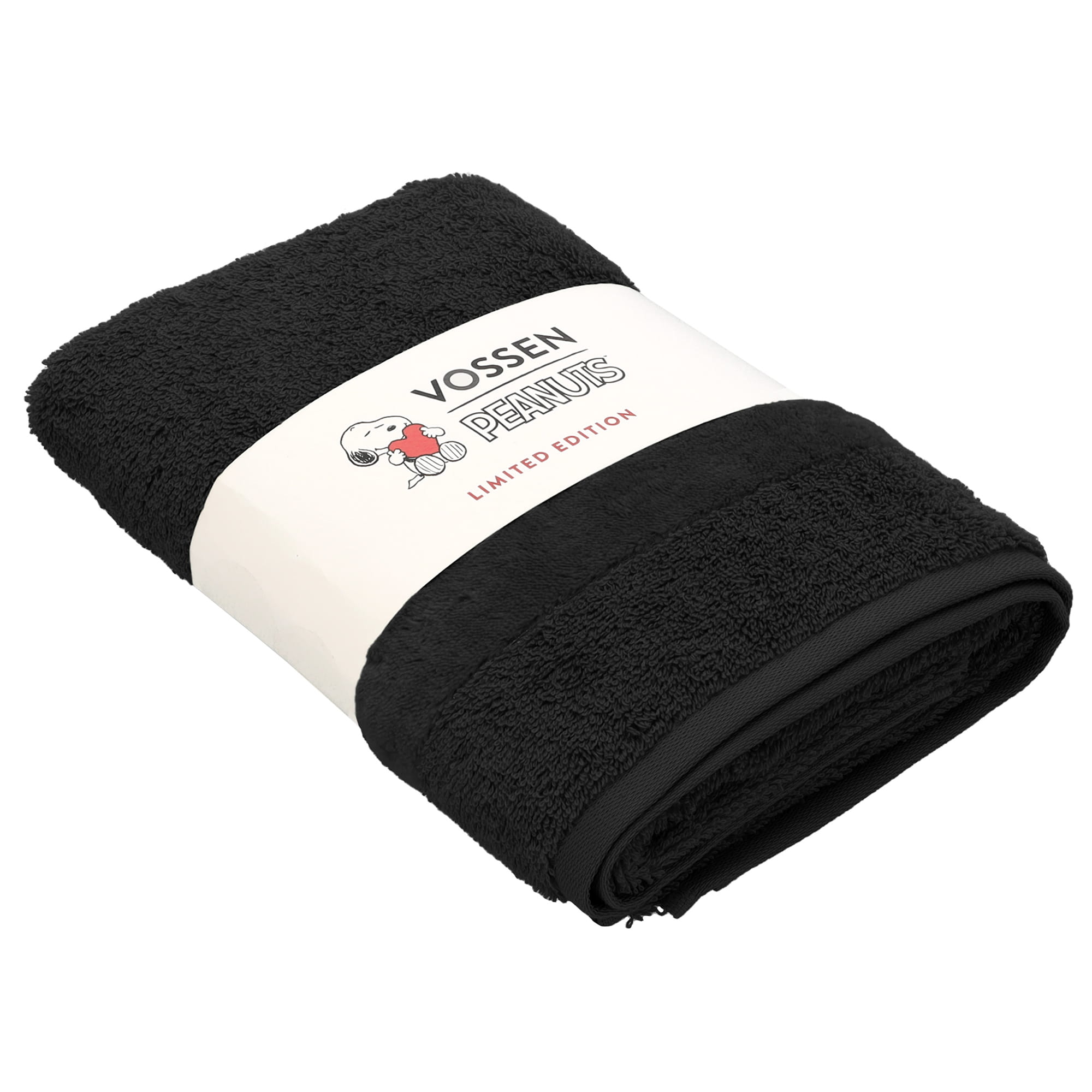 Vossen Handtücher PEANUTS Sleepy Snoopy schwarz - 7900