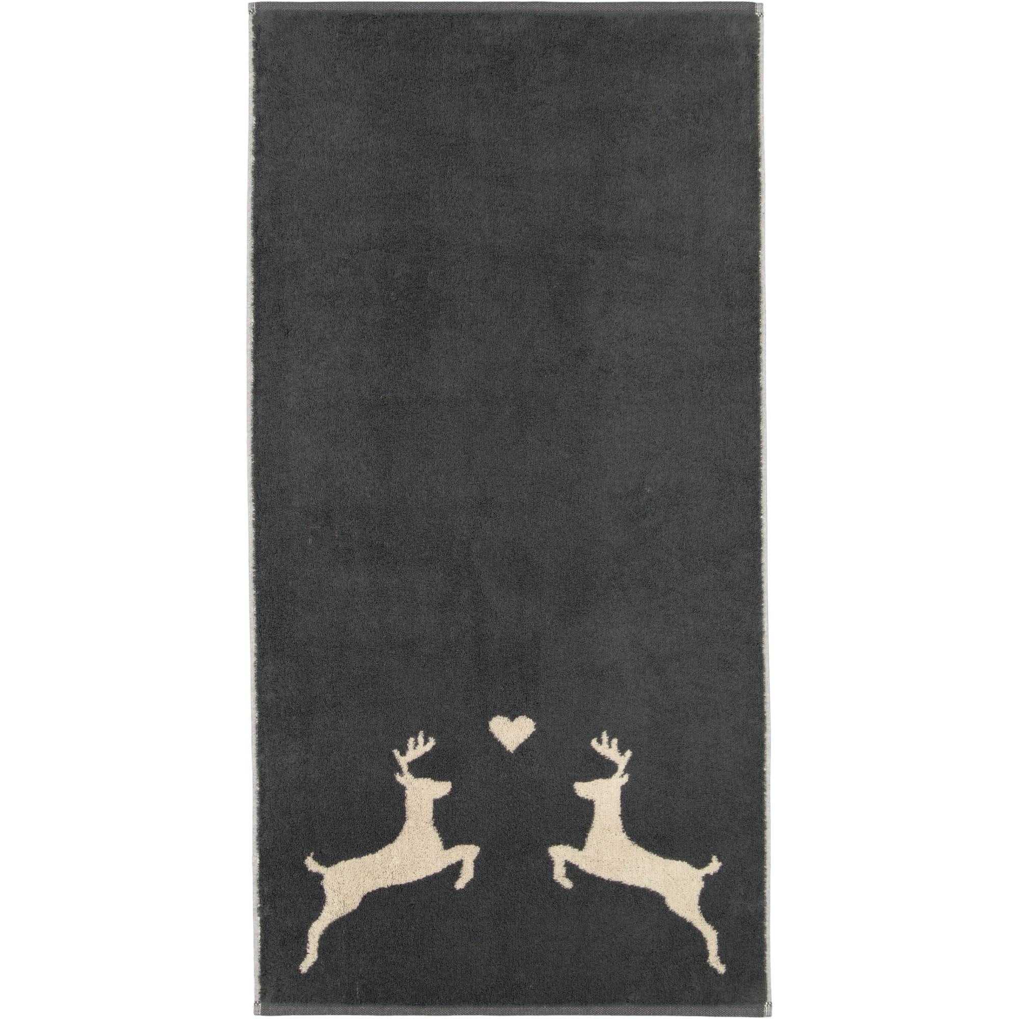 Cawö Handtücher Alpenchic Edition Hirsche 6228 granit - 73 - Handtuch 50x100 cm