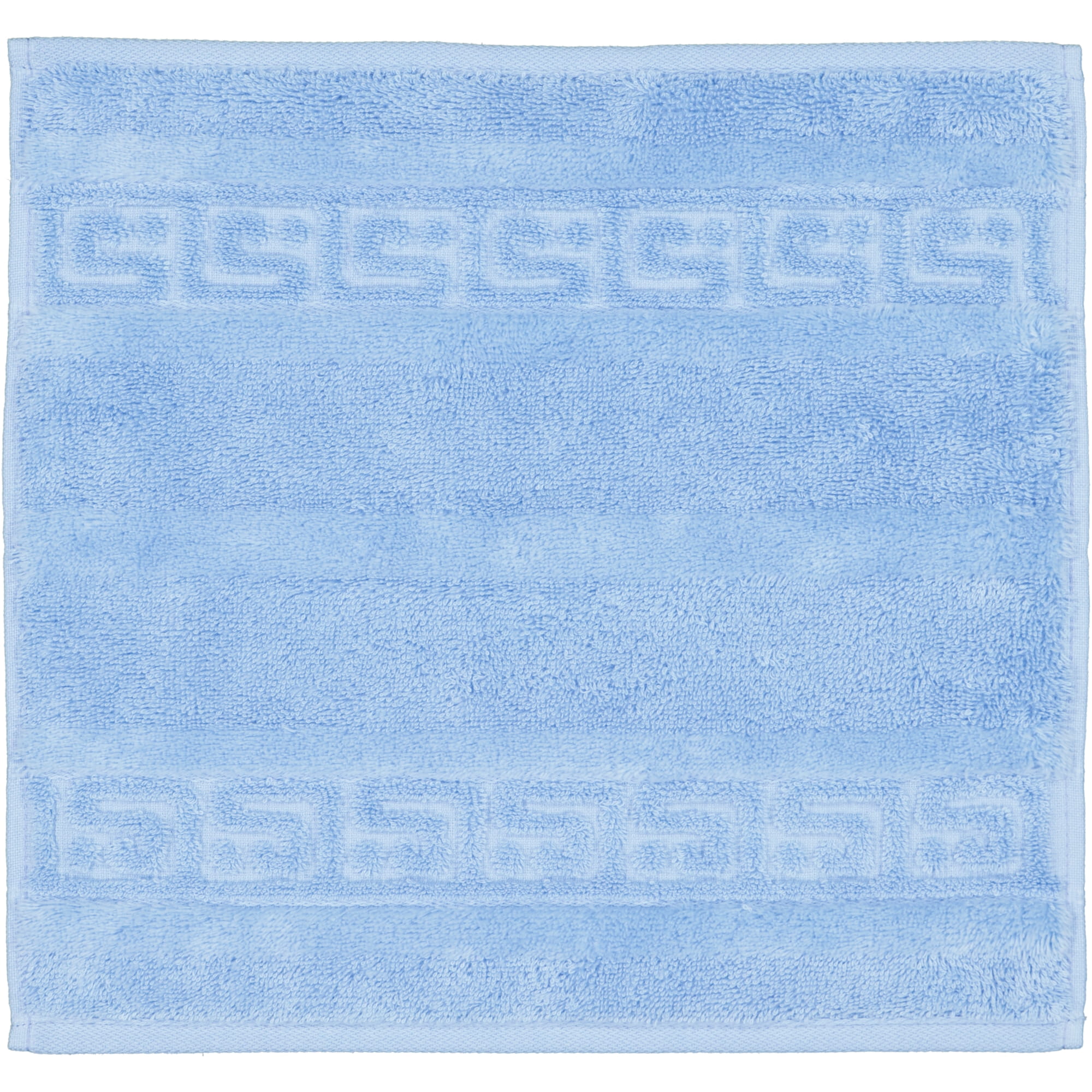 Cawö - Noblesse Uni 1001 - Farbe: 188 - mittelblau - Seiflappen 30x30 cm