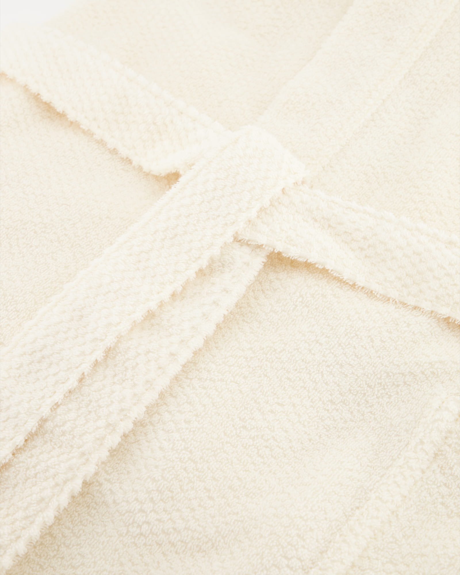 Cawö Herren Bademantel Kapuze Pure 5623 - Farbe: natur - 356 - M