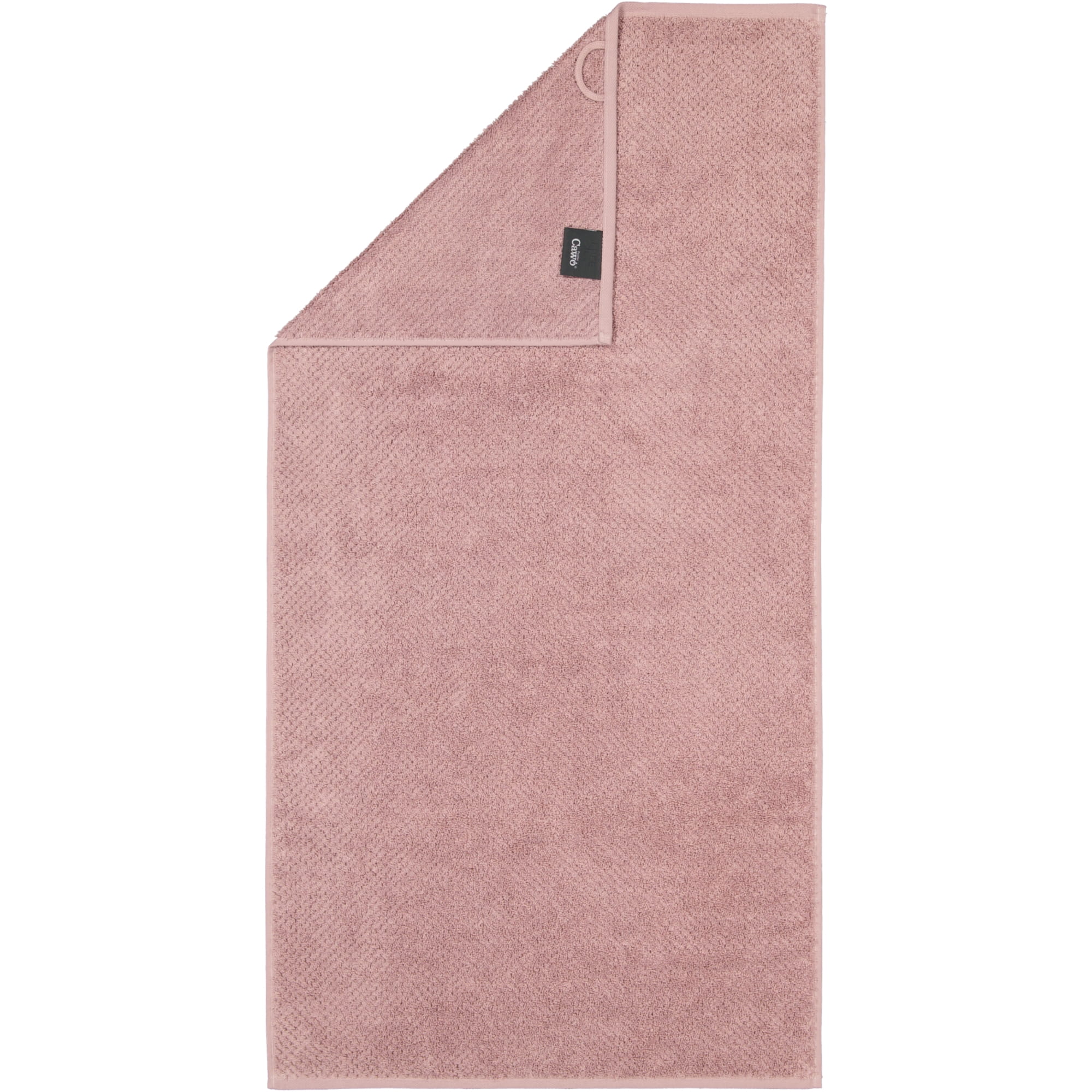 Cawö Handtücher Pure Uni 6500 vintage rose - 231 - Handtuch 50x100 cm