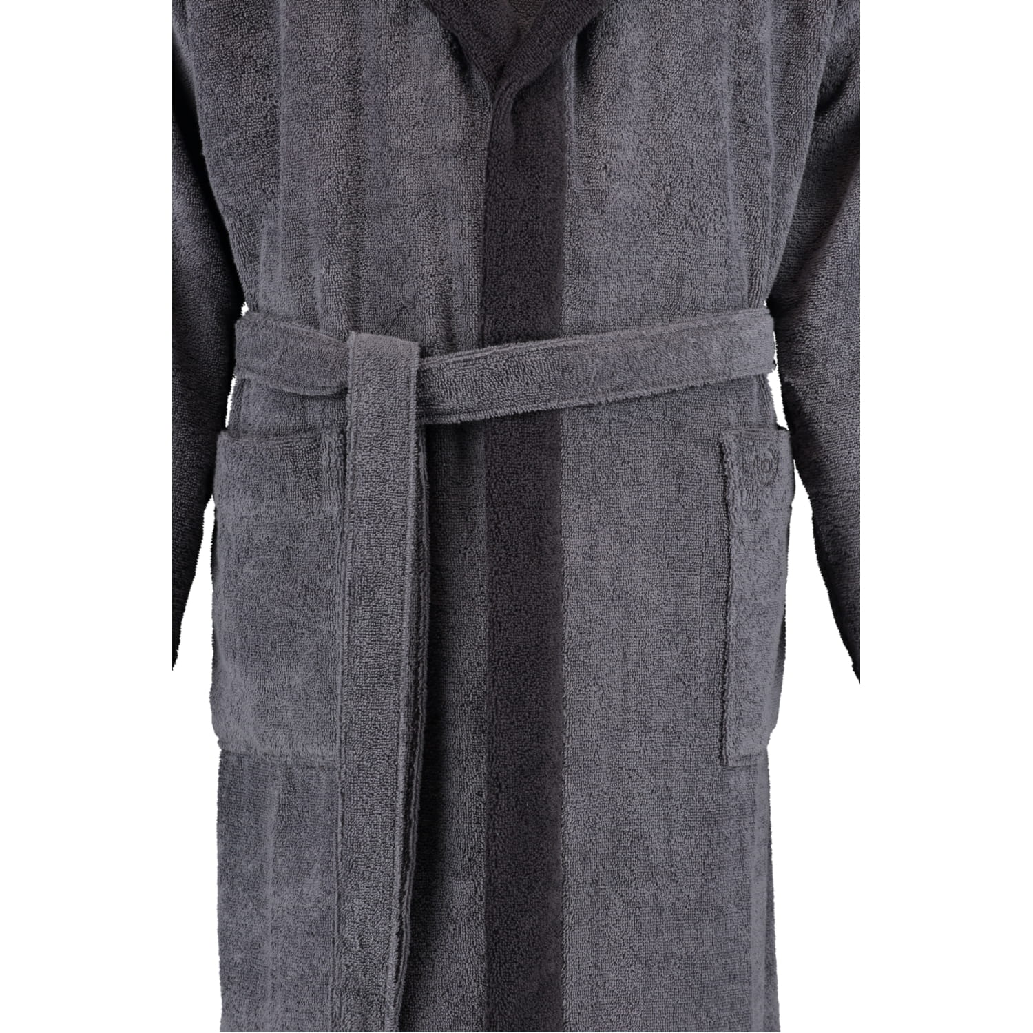 bugatti Herren Bademantel Kapuze Stefano - Farbe: graphit - 766 - L