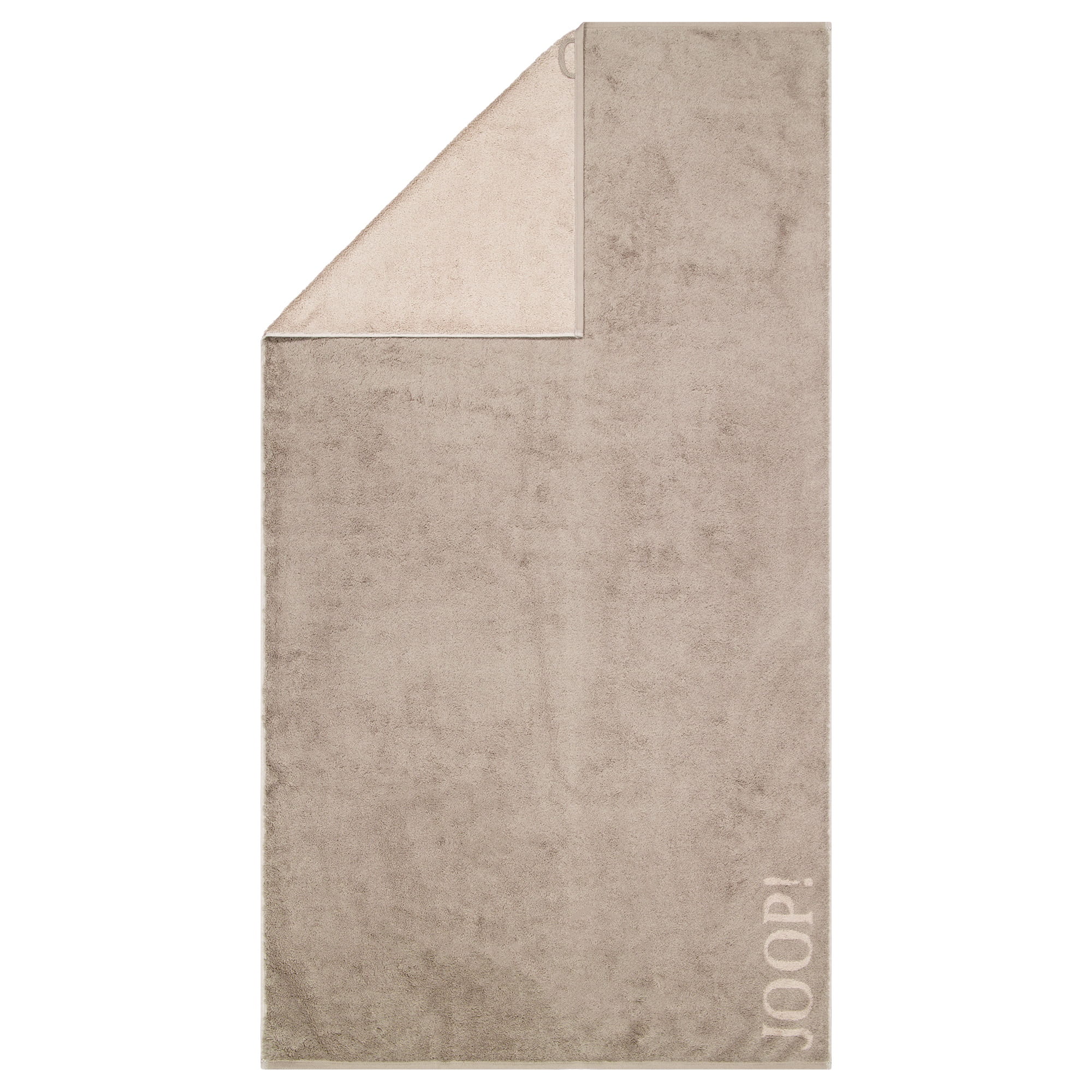 JOOP! Handtücher Contour Doubleface 1716 Taupe - 73 - Duschtuch 80x150 cm