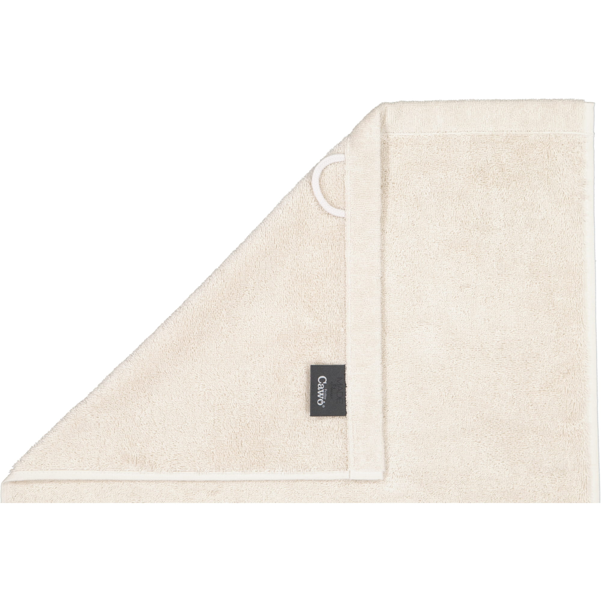 Cawö Handtücher Lifestyle Uni 7007 travertin - 366 - Seiflappen 30x30 cm