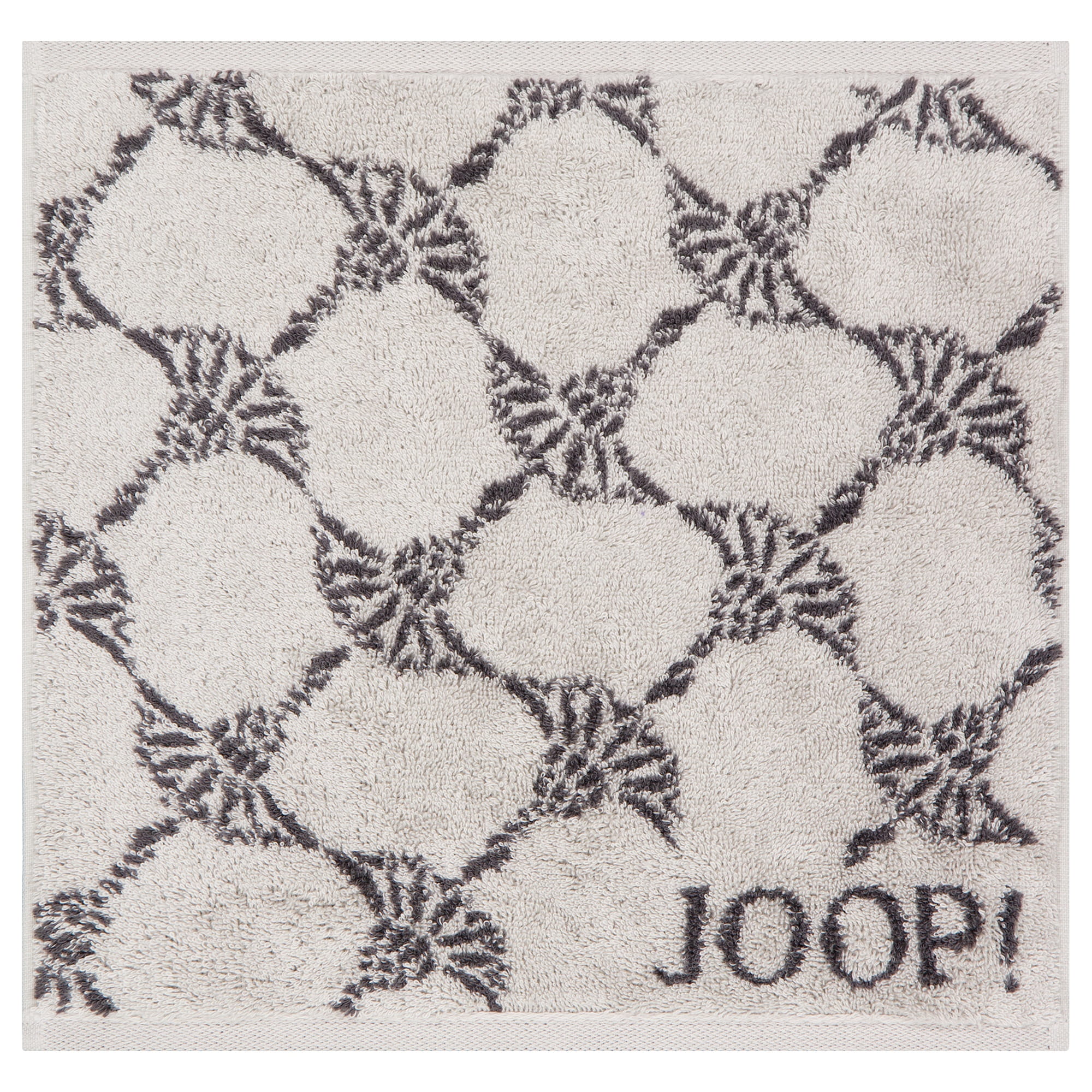 JOOP! Handtücher New Classic Cornflower 1721 Platin - 77 - Seiflappen 30x30 cm