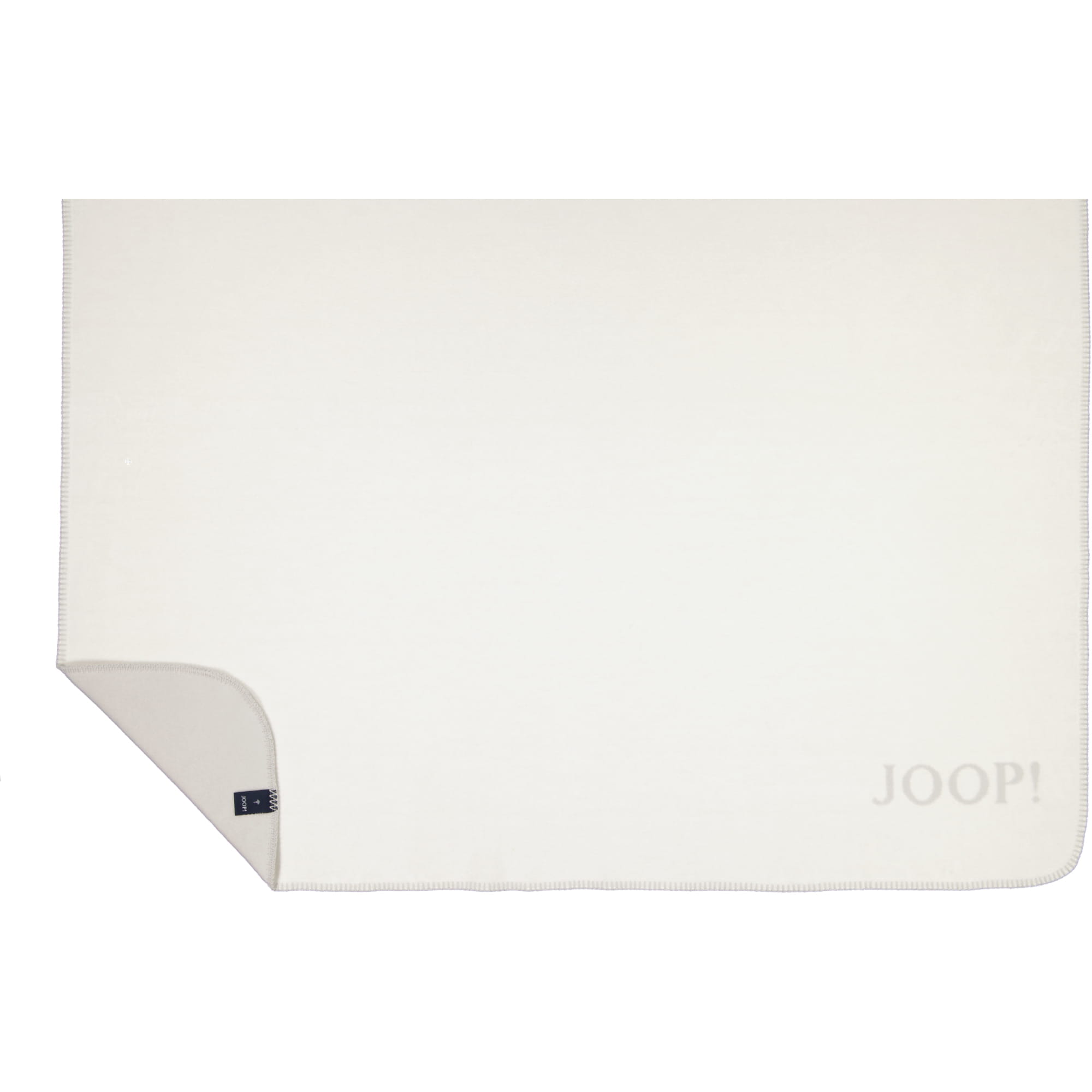 JOOP! Wohndecken Uni-Doubleface Natur-Taupe - 150x200 cm