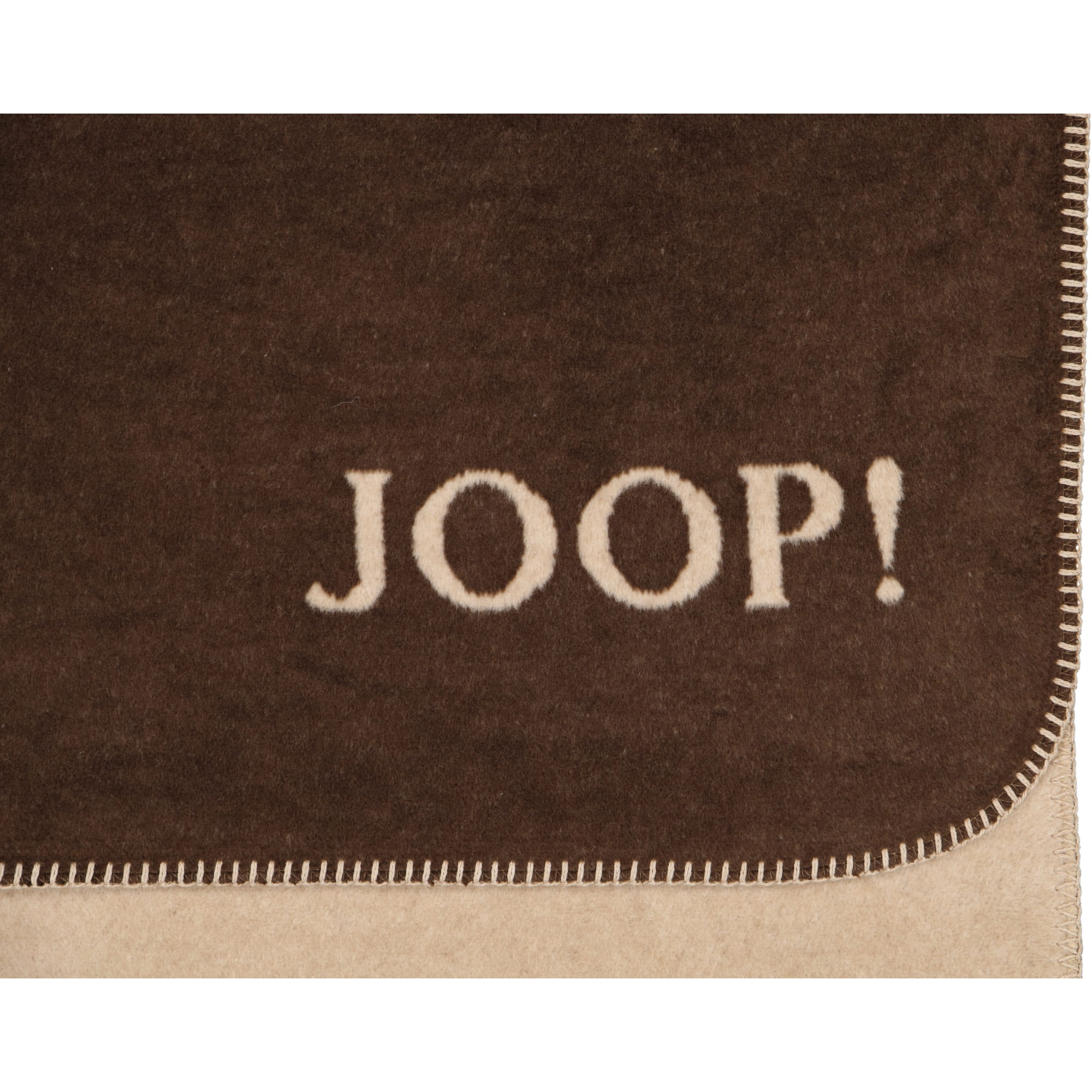 JOOP! Wohndecken Uni-Doubleface Mokka-Taupe - 150x200 cm