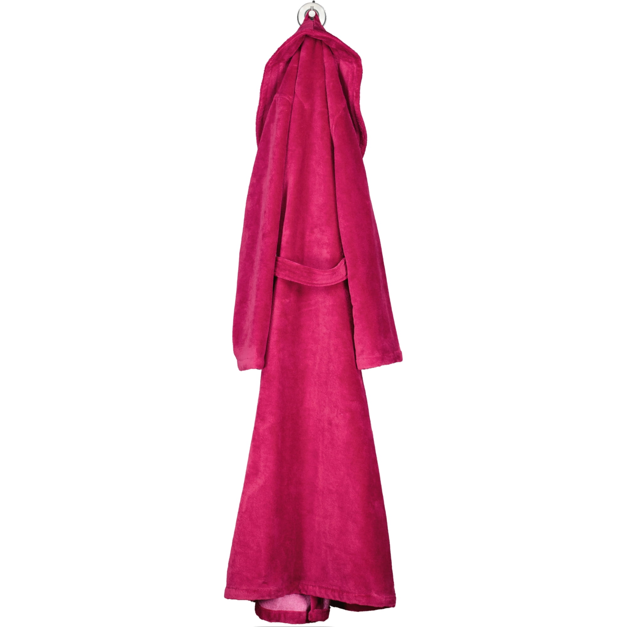 Cawö Home Damen Bademantel Schalkragen 806 - Farbe: beere - 22 - L