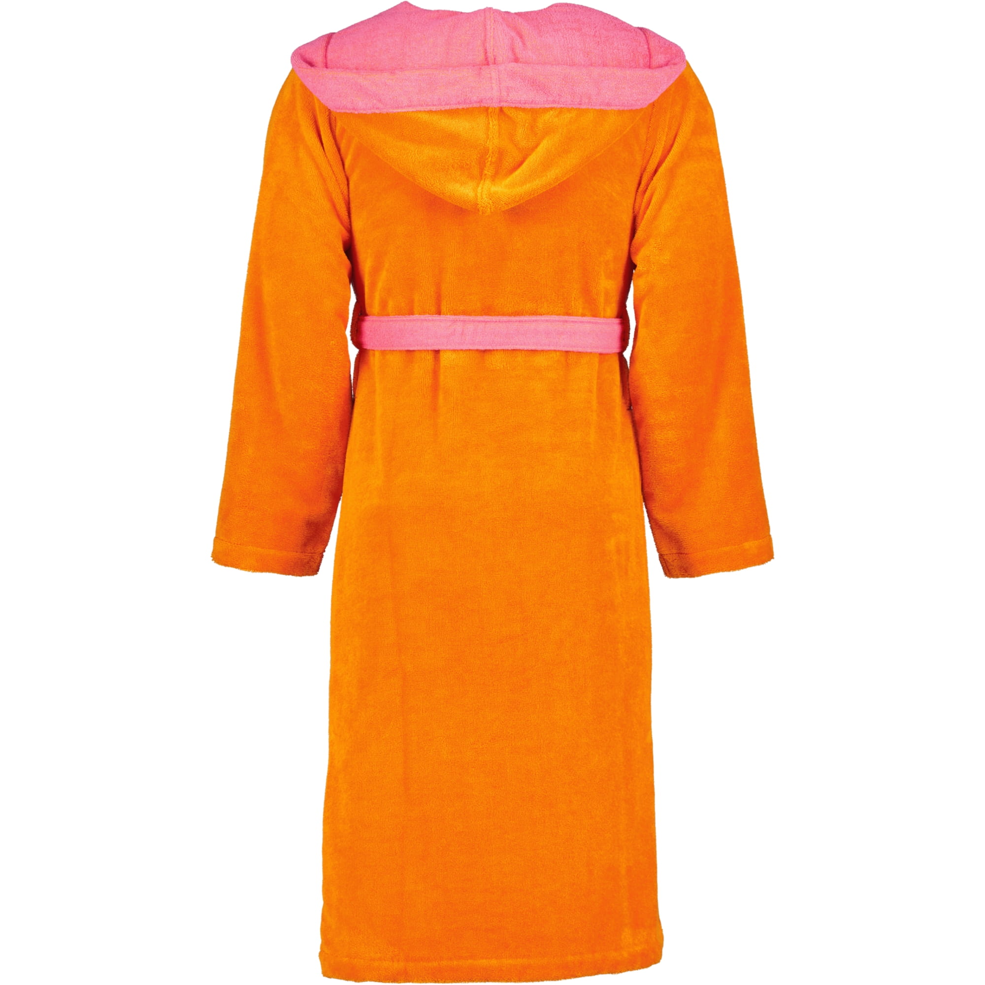 Vossen Bademäntel unisex Kapuze Poppy electric orange/prim rose - 0033 - XS