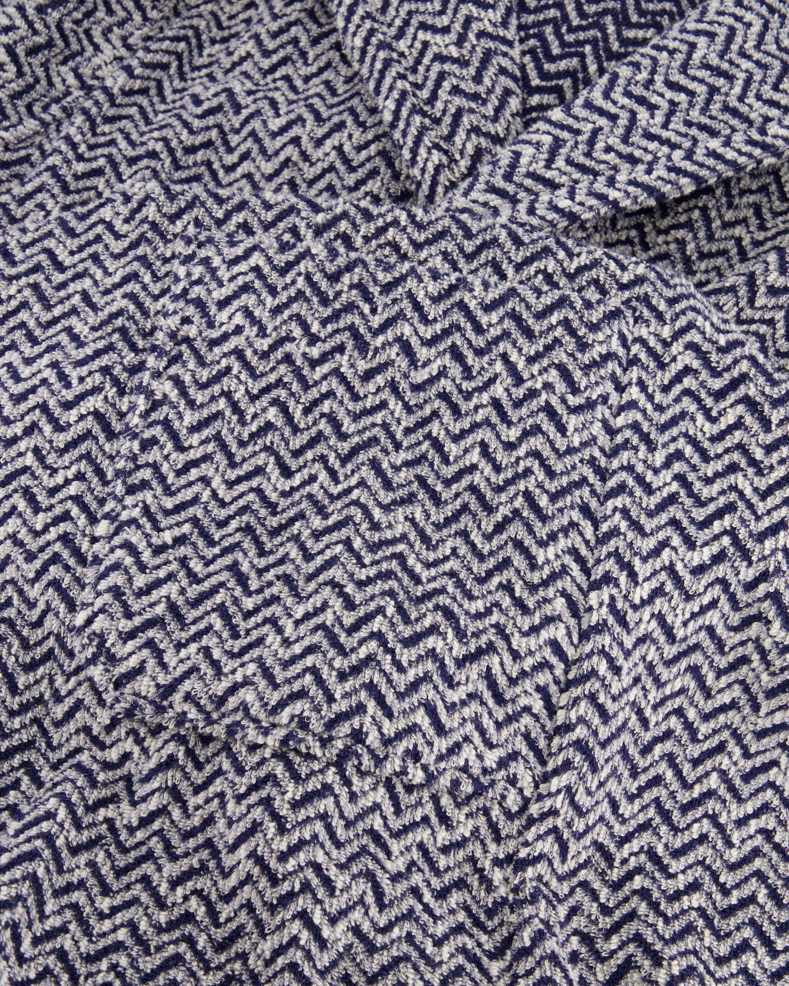 Möve unisex Kapuze Brooklyn Fischgrat nature/deep sea - 042 - XL
