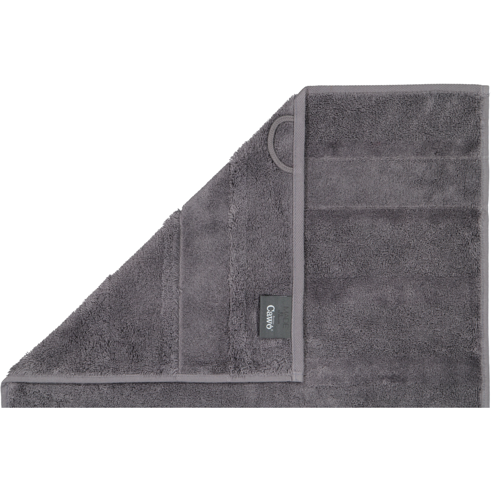 Cawö - Noblesse2 1002 - Farbe: 774 - anthrazit - Seiflappen 30x30 cm