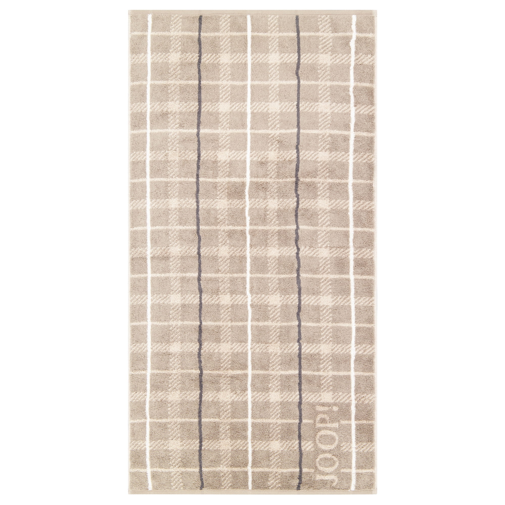 JOOP! Handtücher Contour Checked 1715 Taupe - 73