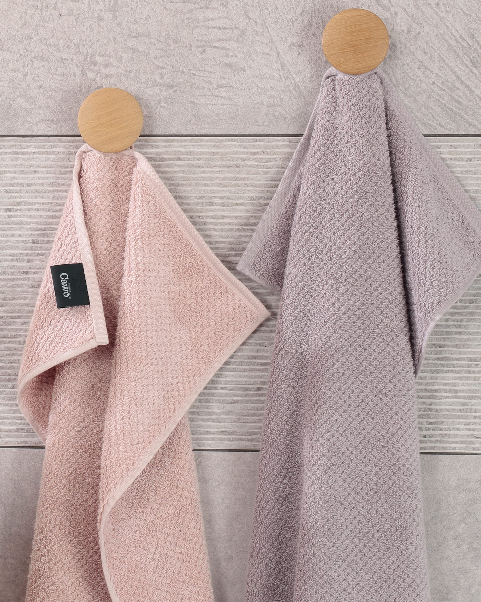Cawö Handtücher Pure 6500 - Farbe: puder - 383