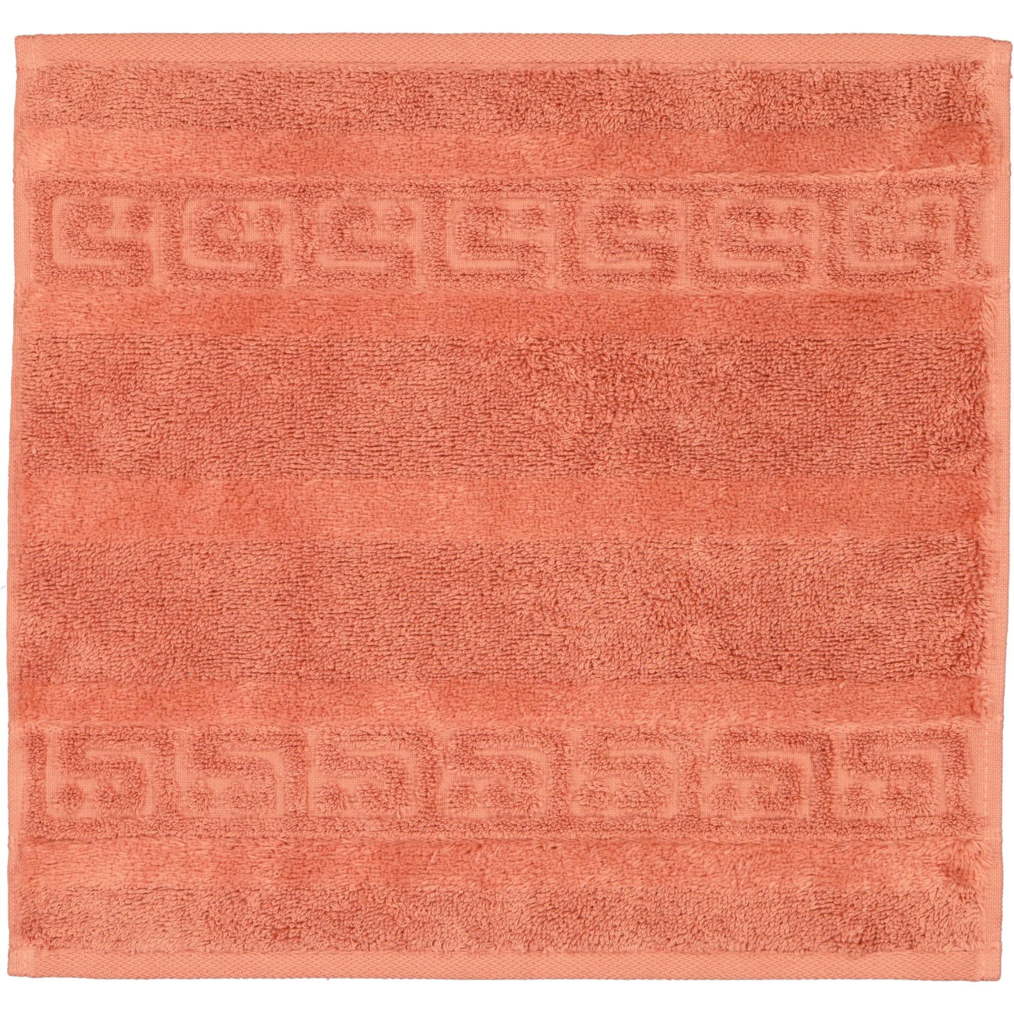 Cawö Handtücher Noblesse Uni 1001 brick - 387 - Seiflappen 30x30 cm