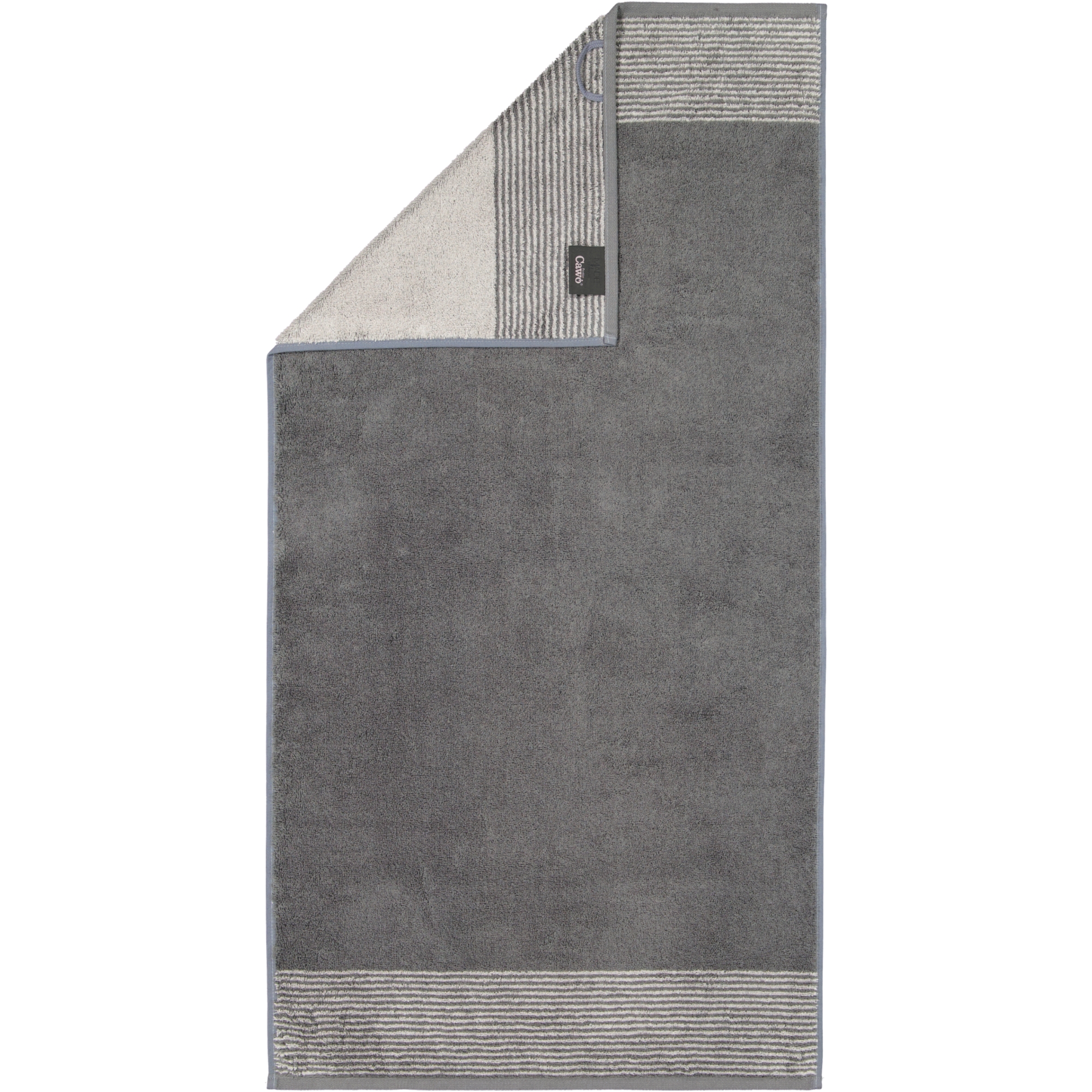 Cawö Handtücher Luxury Home Two-Tone 590 schiefer - 77