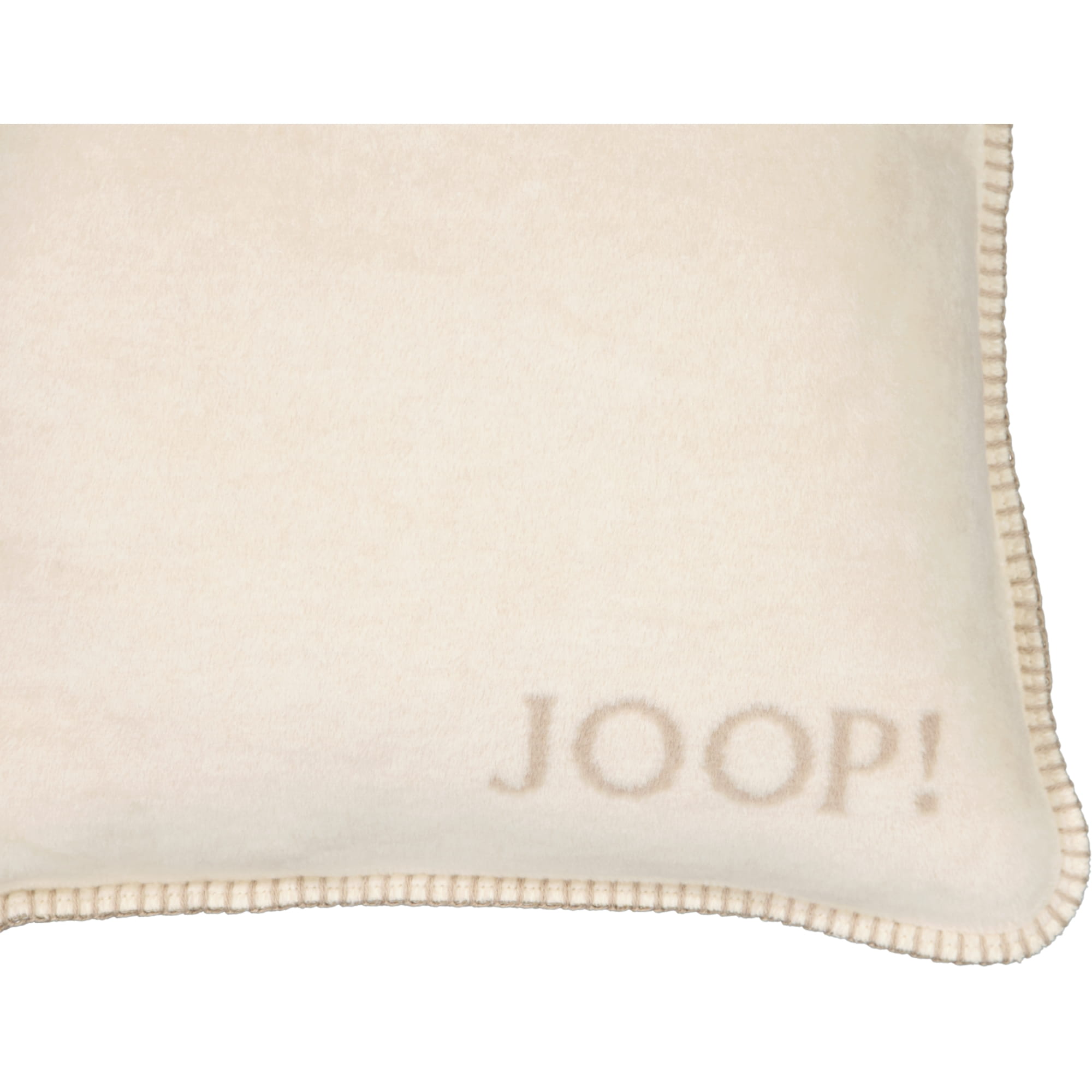 JOOP! Kissenhülle Uni-Doubleface - Größe: 50x50 cm - Farbe: Pergament-Sand