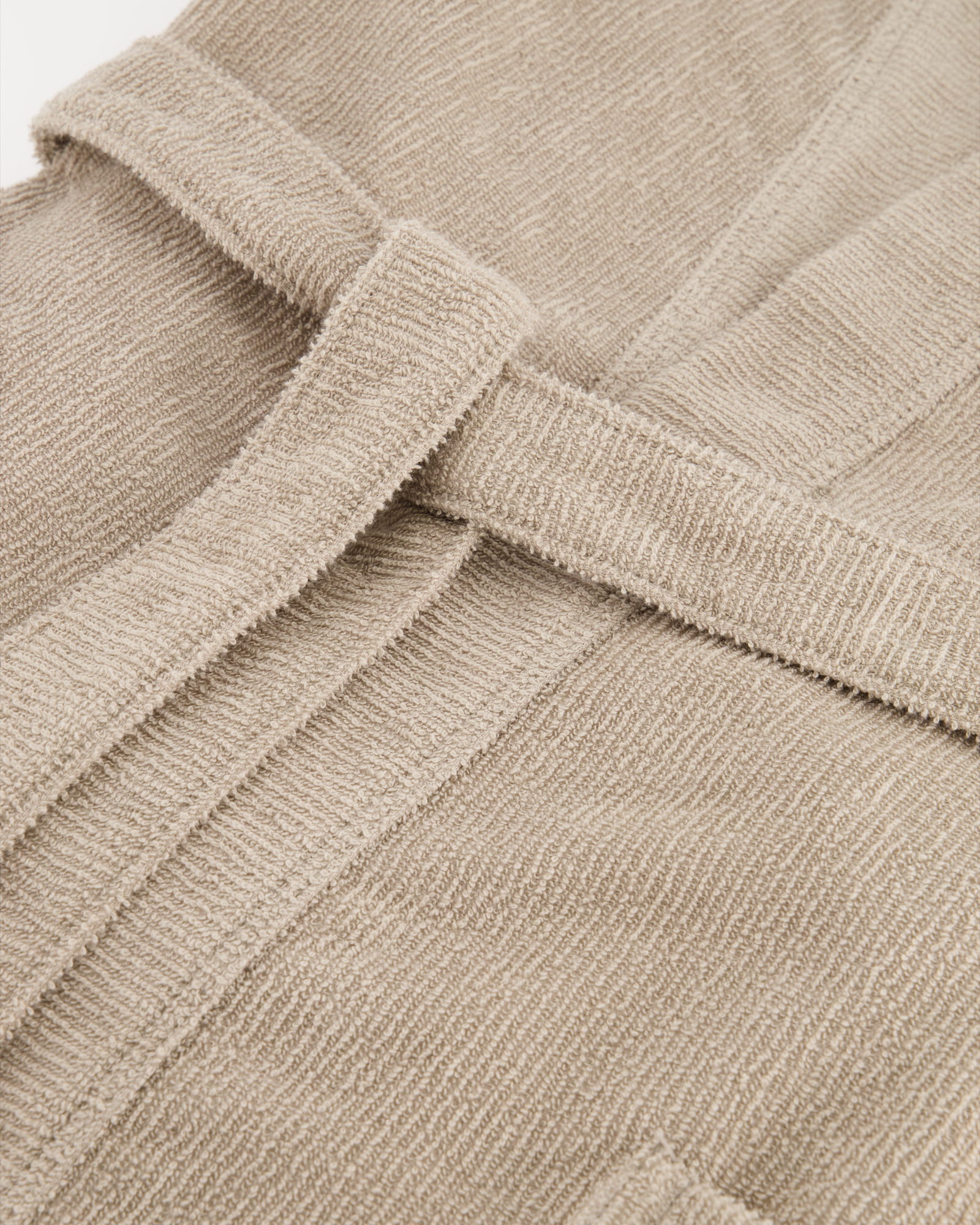 Cawö Bademäntel Herren Kimono Struktur 5509 sand - 339