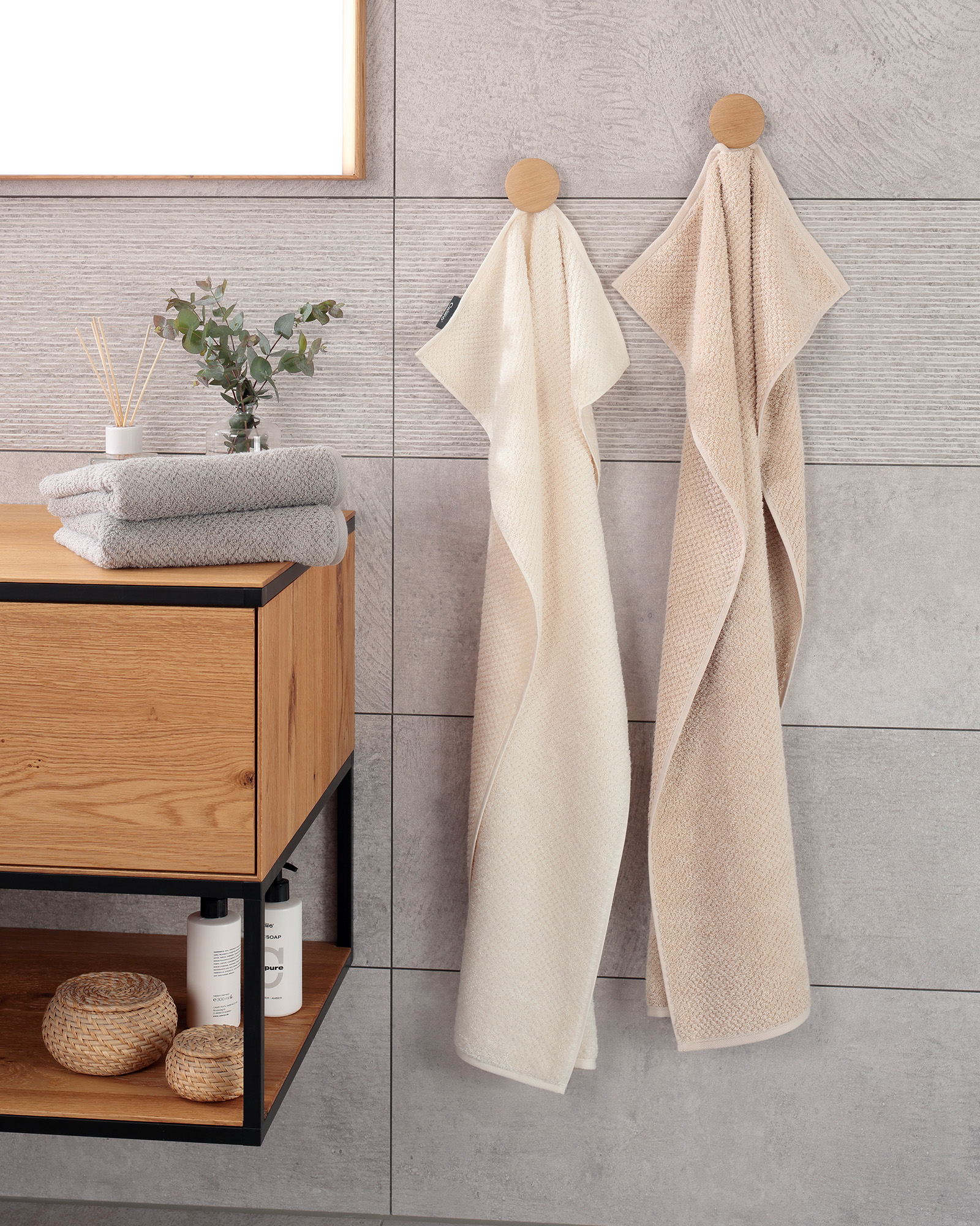 Cawö Handtücher Pure 6500 - Farbe: beige - 370