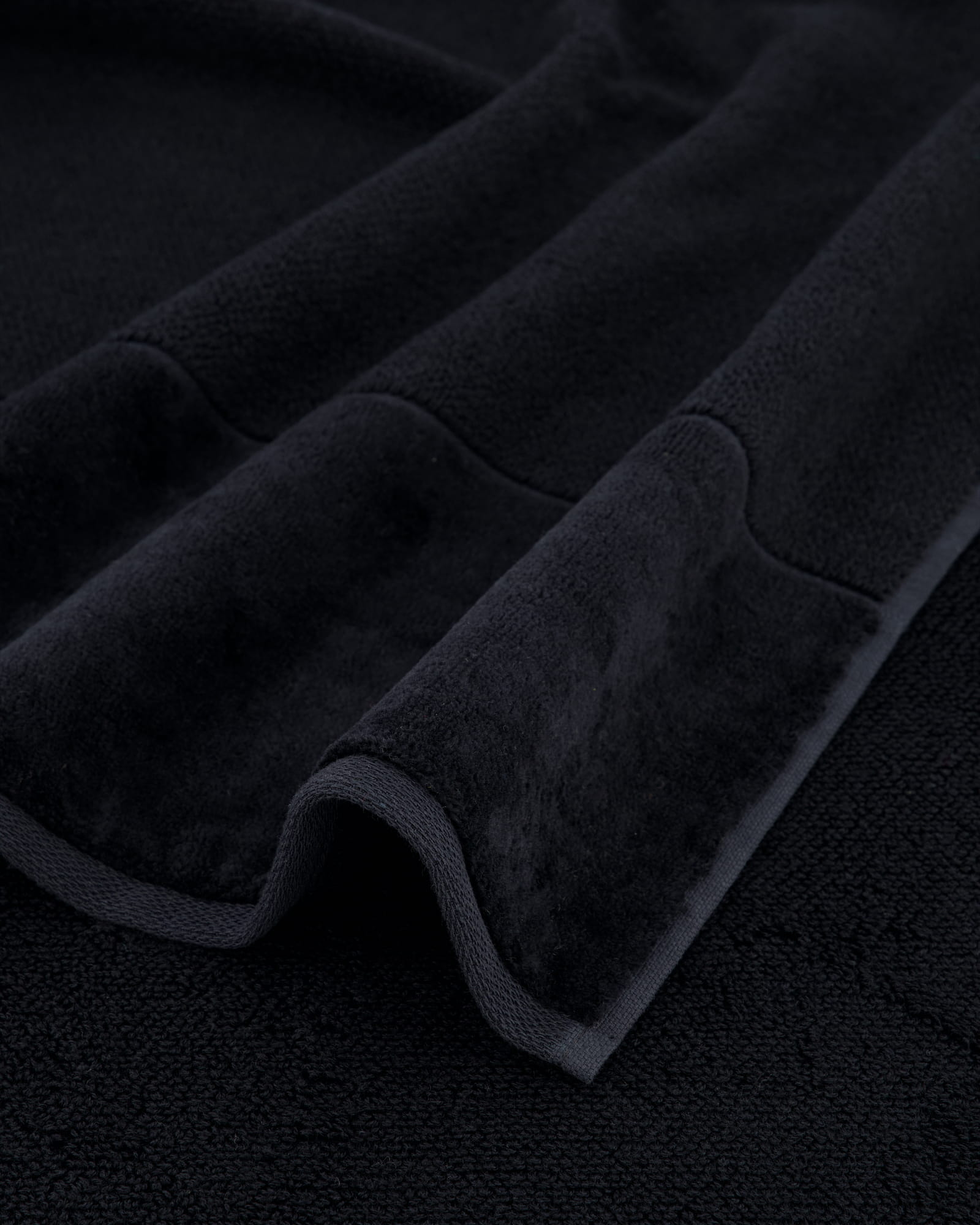 Möve Bamboo Luxe - Farbe: black - 199 (1-1104/5244) - Waschhandschuh 15x20 cm