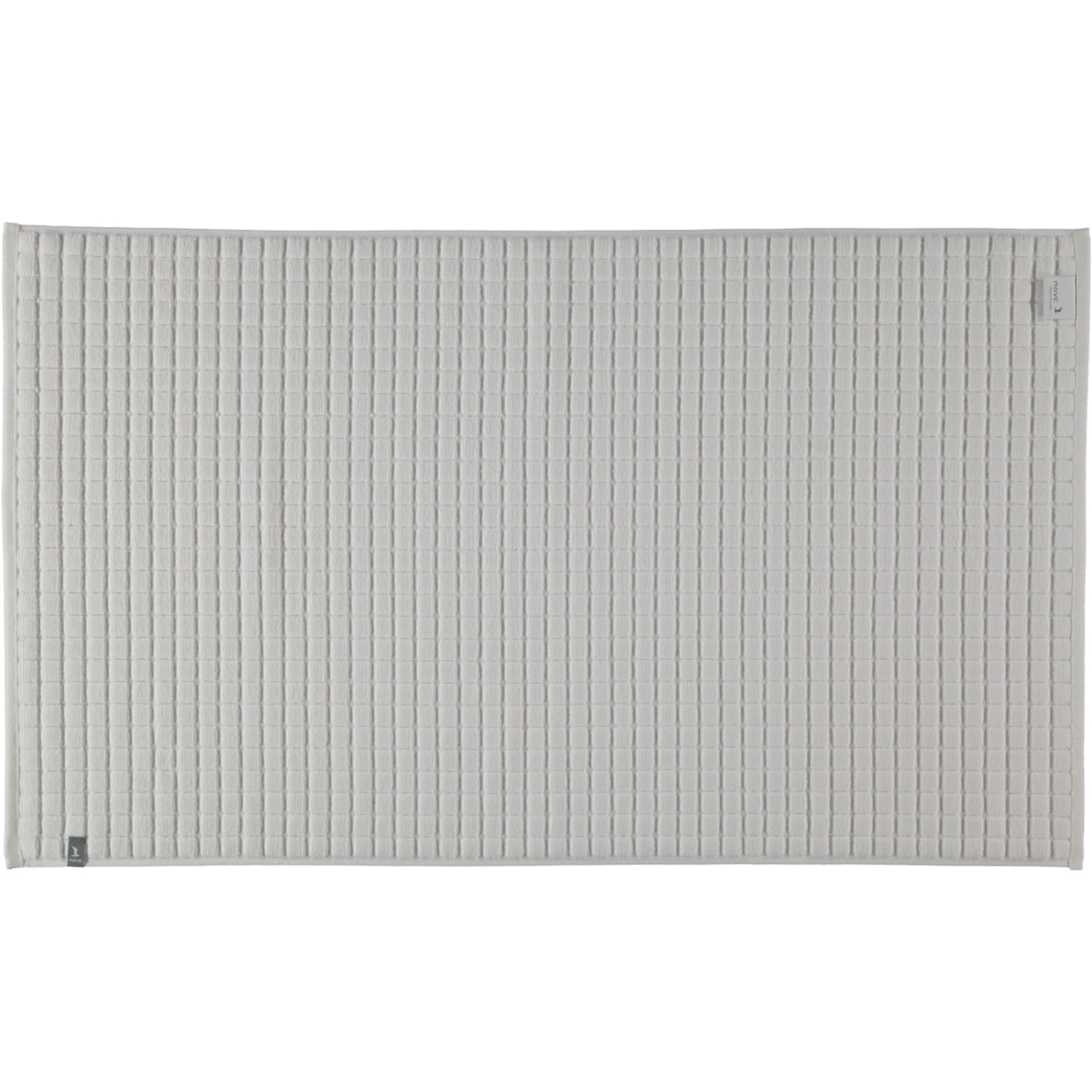 Möve Badteppich - Piquee - Größe: 60x100 cm - Farbe: snow - 001 (1-0798/8127)