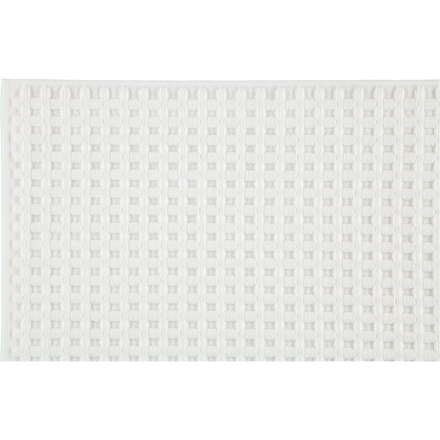 Möve Badteppich - Piquee - Größe: 60x60 cm - Farbe: snow - 001 (1-0798/8127)