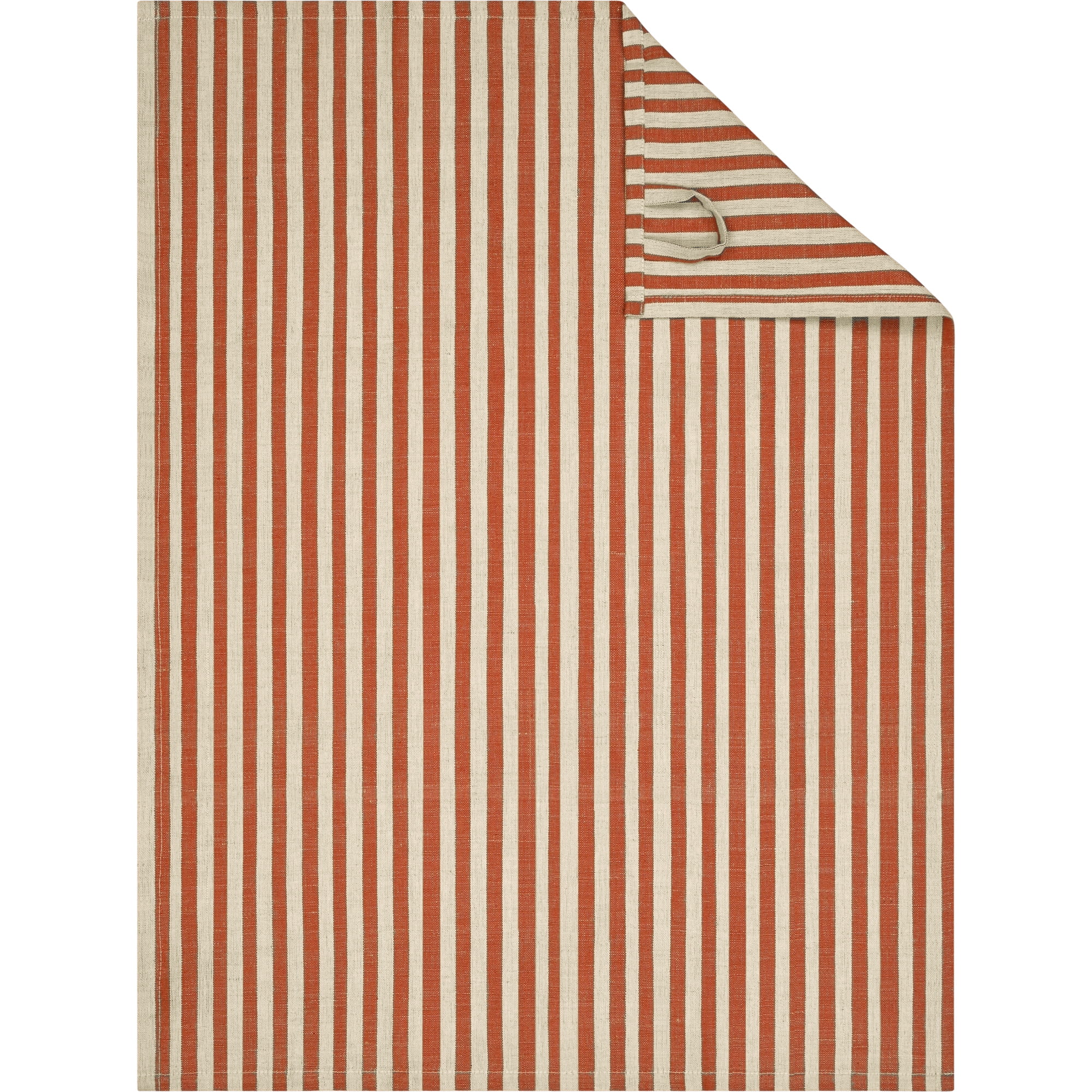 Cawö Home Geschirrtücher Linen Classics Streifen 537 kupfer - 30 - 50x70 cm