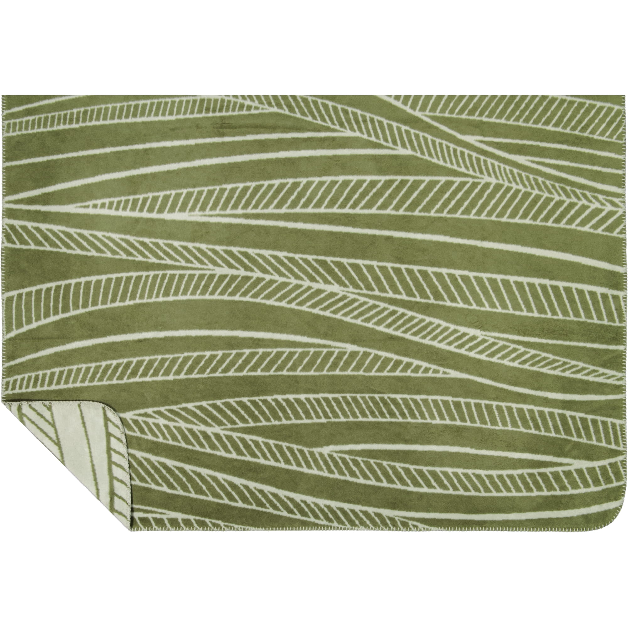 Villeroy & Boch Wohndecken Willow Olive Green - 150x200 cm