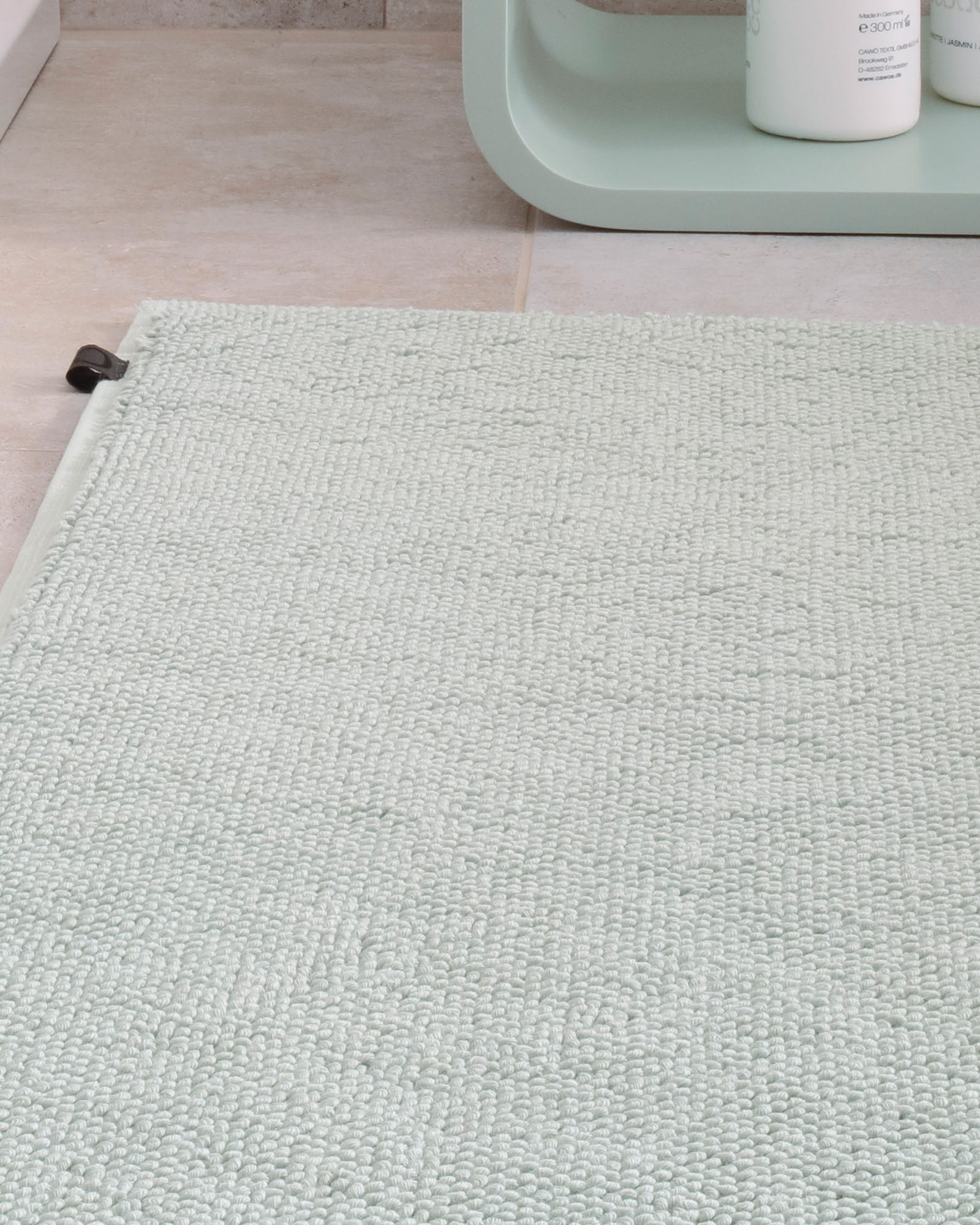 Cawö Home - Badteppich Loop 1007 - Farbe: eukalyptus - 450