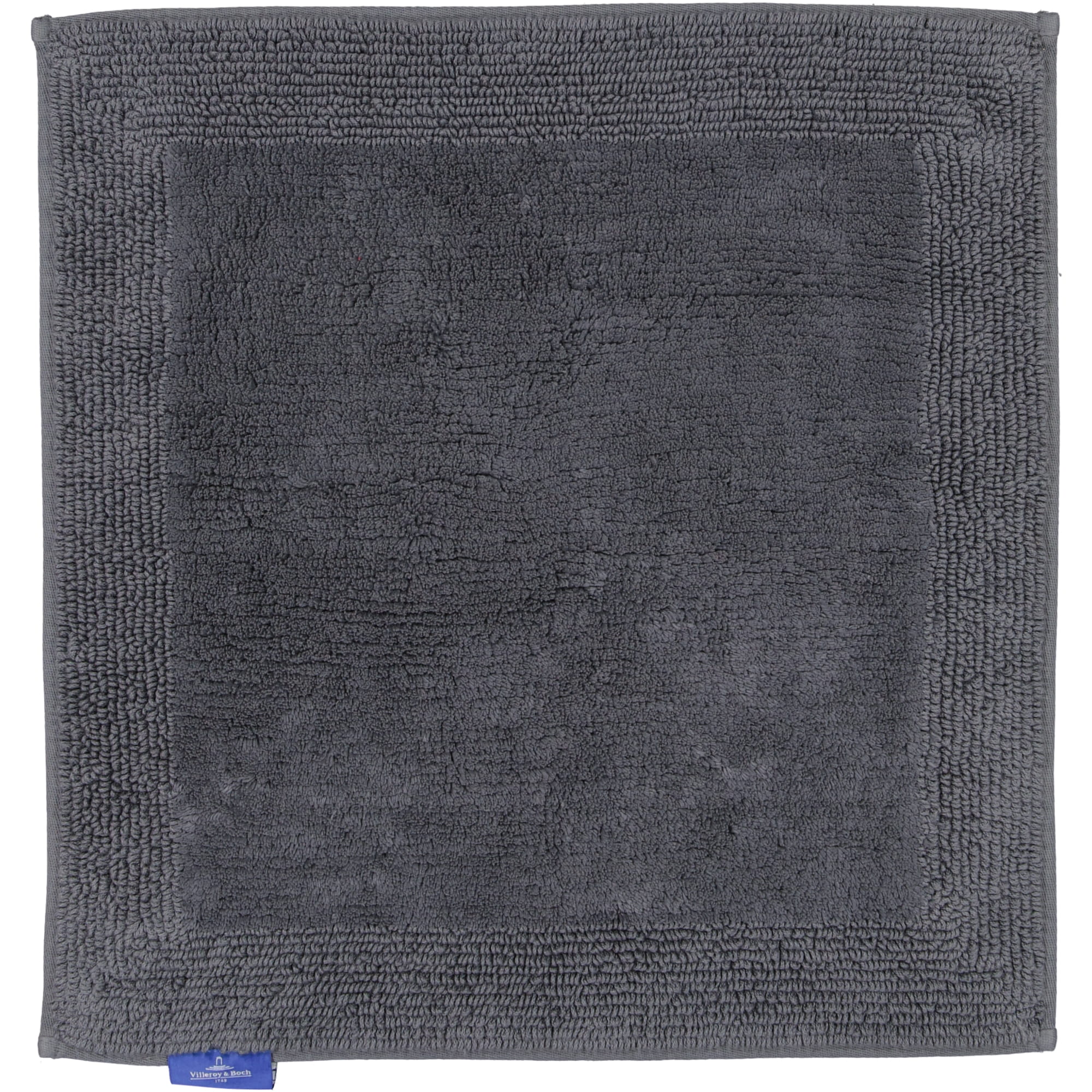Villeroy & Boch - Badteppich Coordinates Charisma 2555 - Farbe: graphite - 774 - 60x60 cm